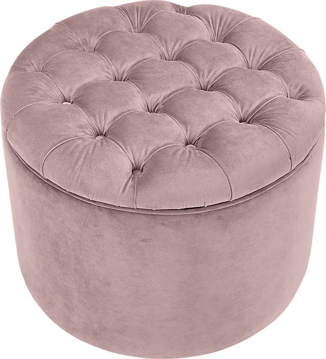 Candellar Mauve Storage Ottoman - Thumbnail - Image 3