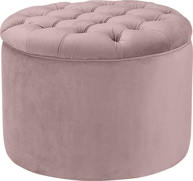 Candellar Mauve Storage Ottoman - Thumbnail - Image 1