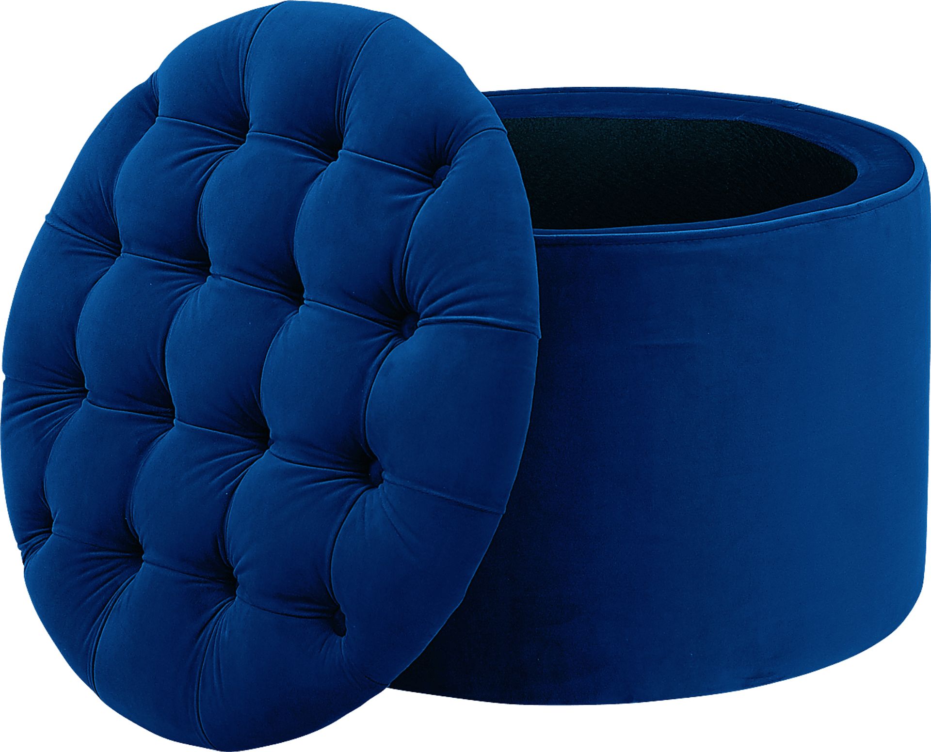 Candellar Navy Storage Ottoman - Image 2