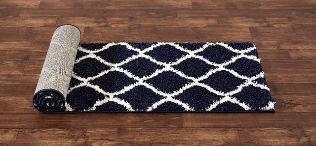 Candia Navy 2' x 7'2 Runner Rug - Thumbnail - Image 2