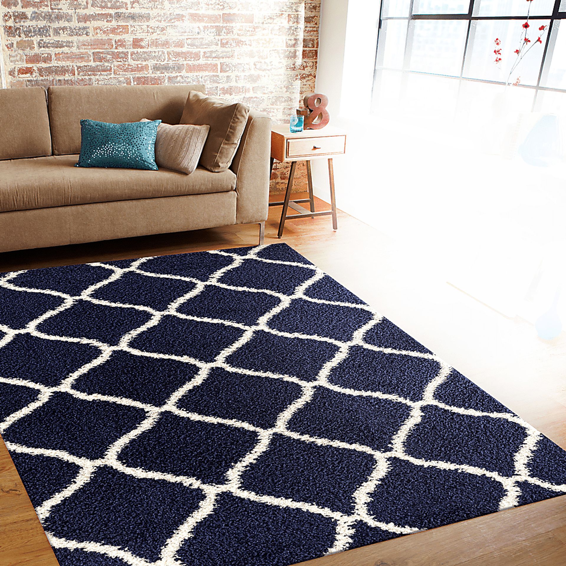 Candia Navy 7'10 x 10' Rug - Image 3