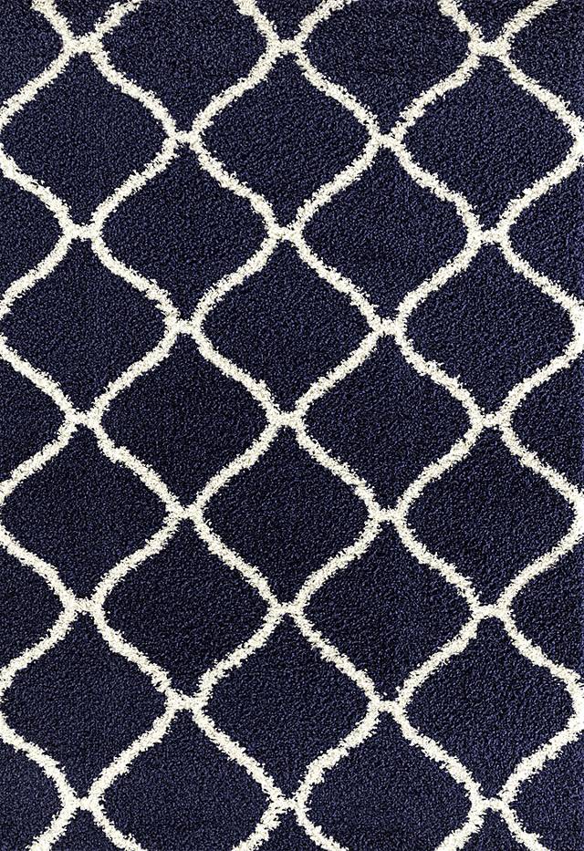 Candia Navy 7'10 x 10' Rug - Thumbnail - Image 1