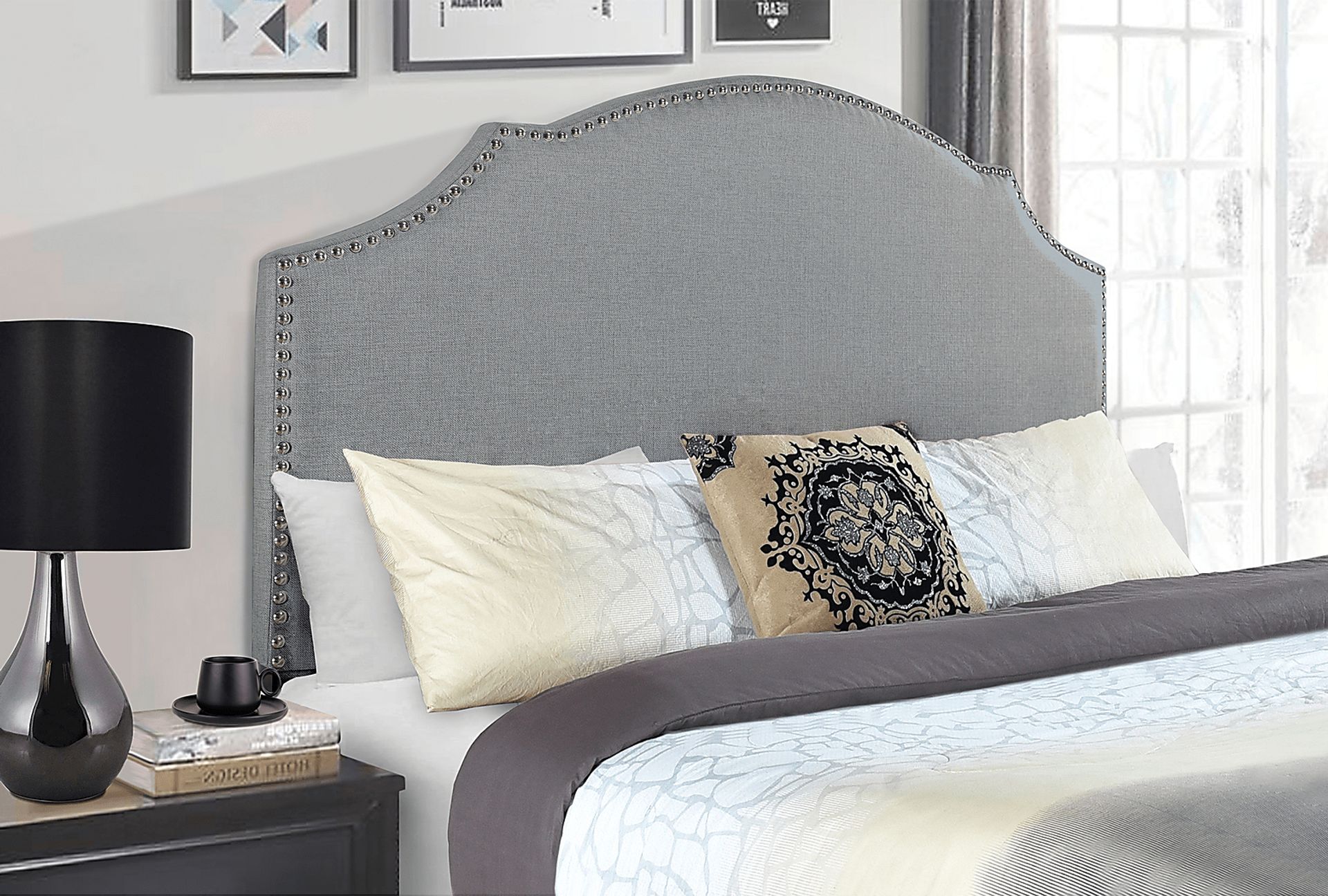 Candice Ann Gray King/California Headboard - Image 2