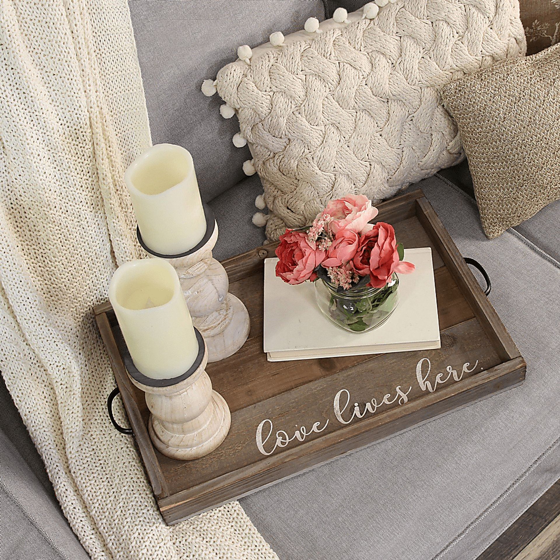 Candlenut Brown Tray - Image 2