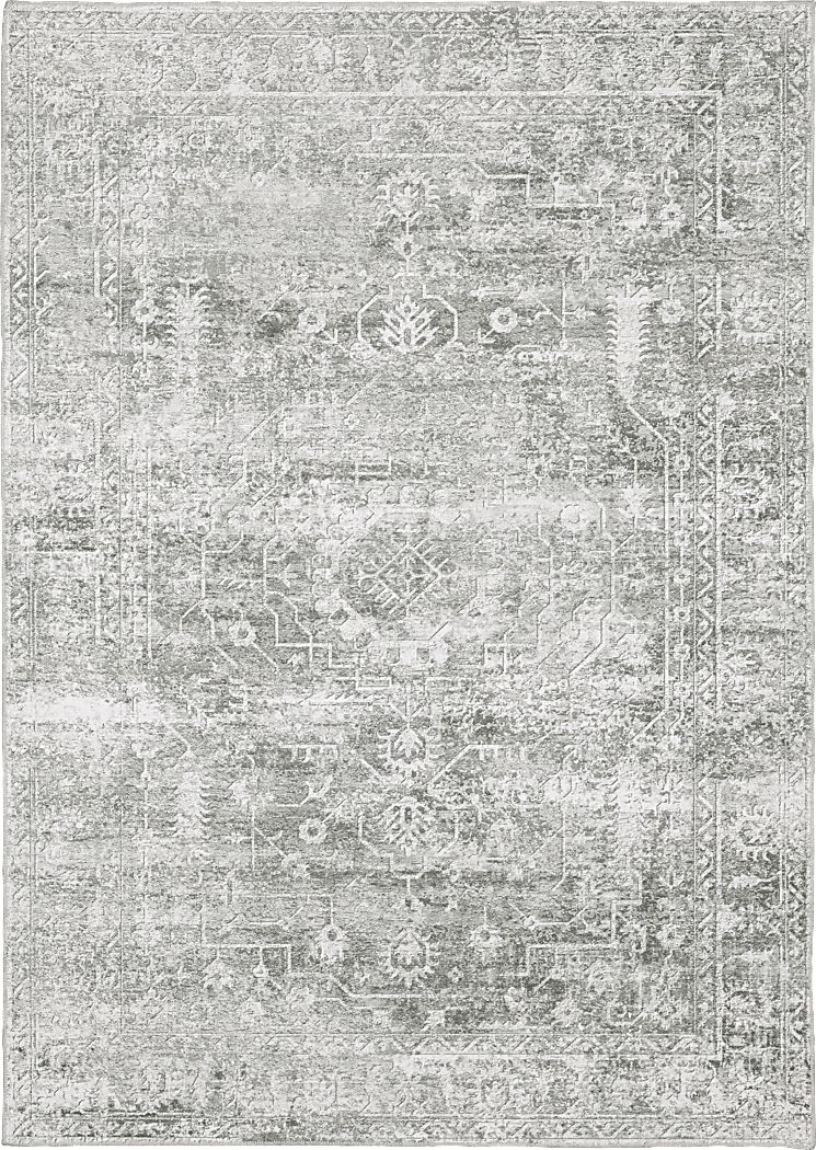 Candytuft Gray 7'5 x 10' Rug