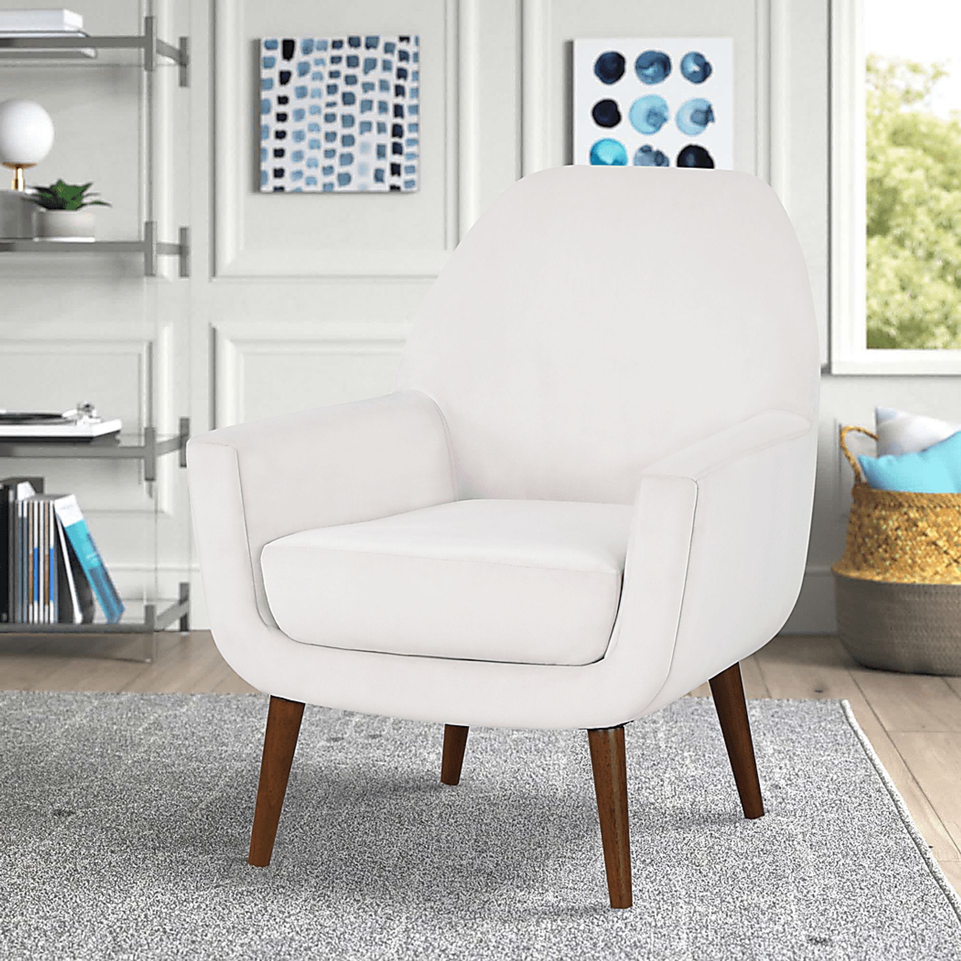 Canemah Beige Accent Chair - Image 2