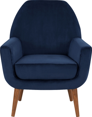 Canemah Blue Accent Chair