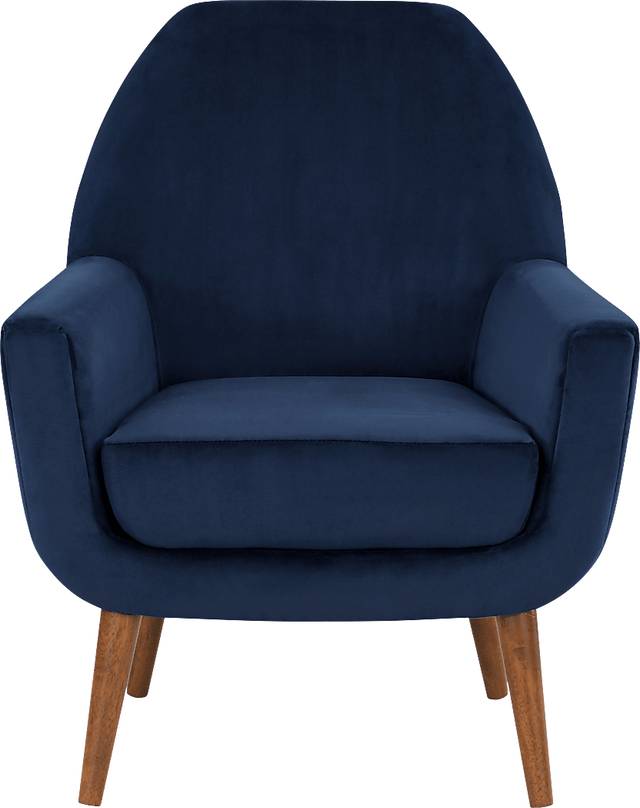 Canemah Blue Accent Chair - Thumbnail - Image 1