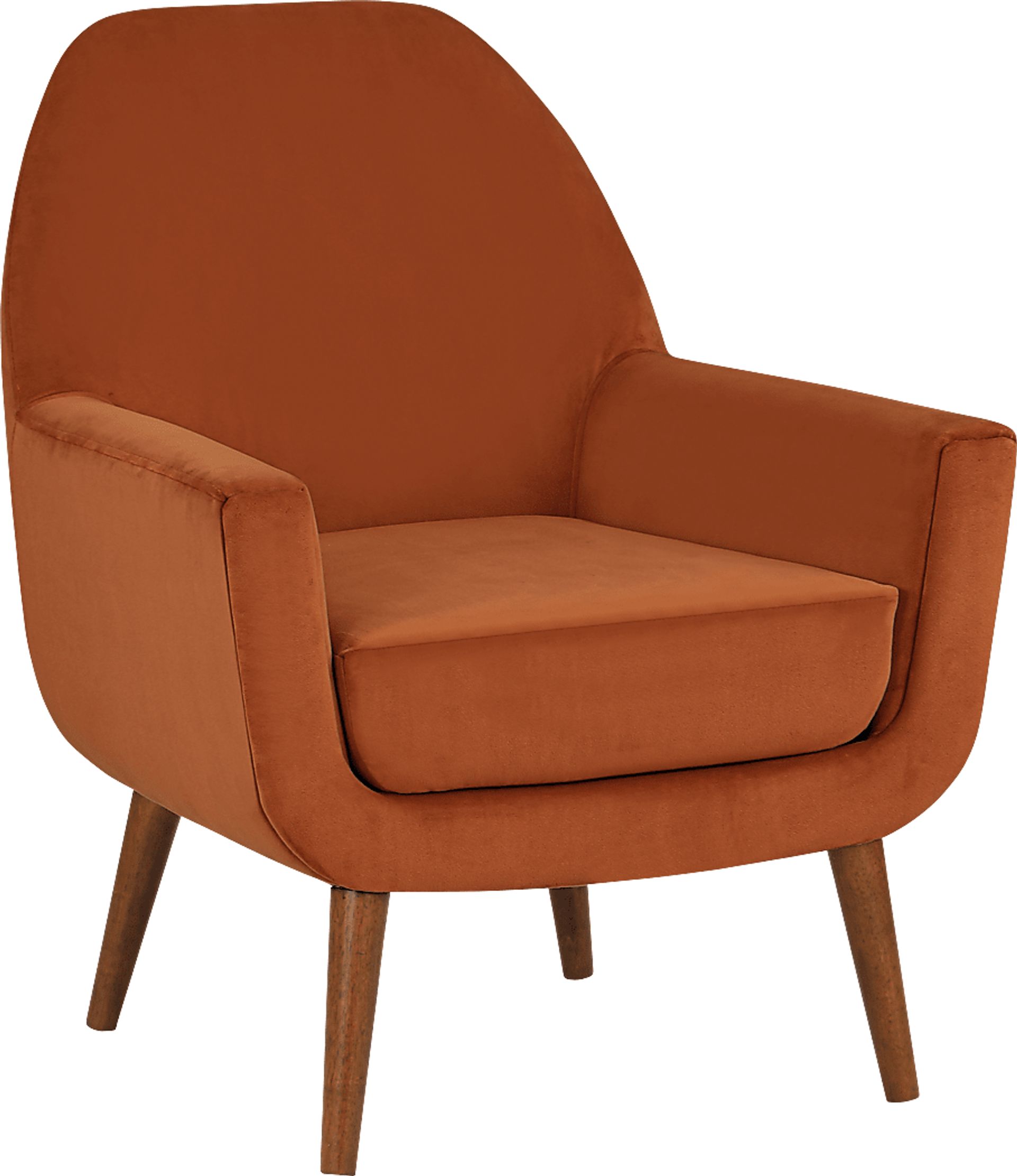 Canemah Orange Accent Chair - Image 6
