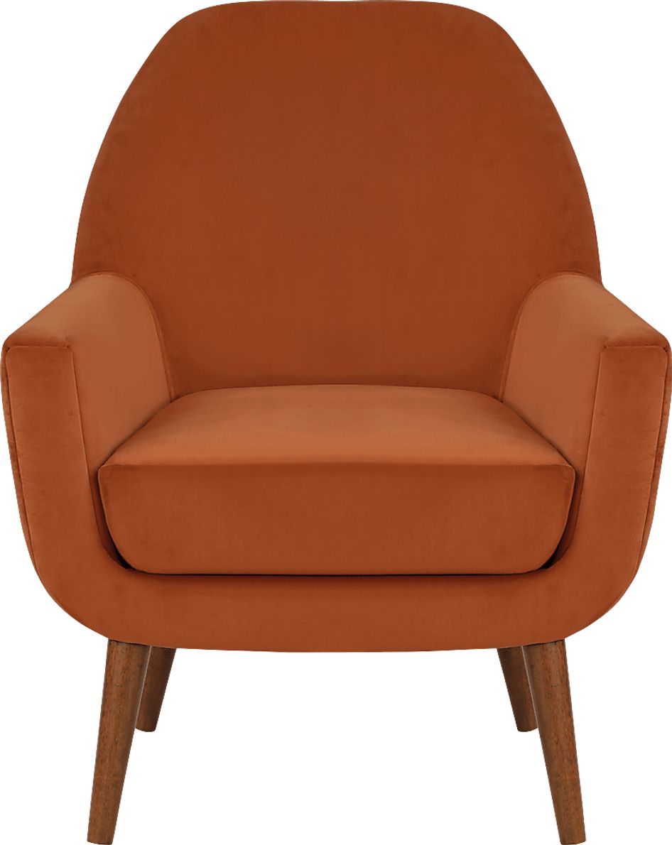 Canemah Orange Orange,Red Polyester Fabric Accent Chair Rooms To Go