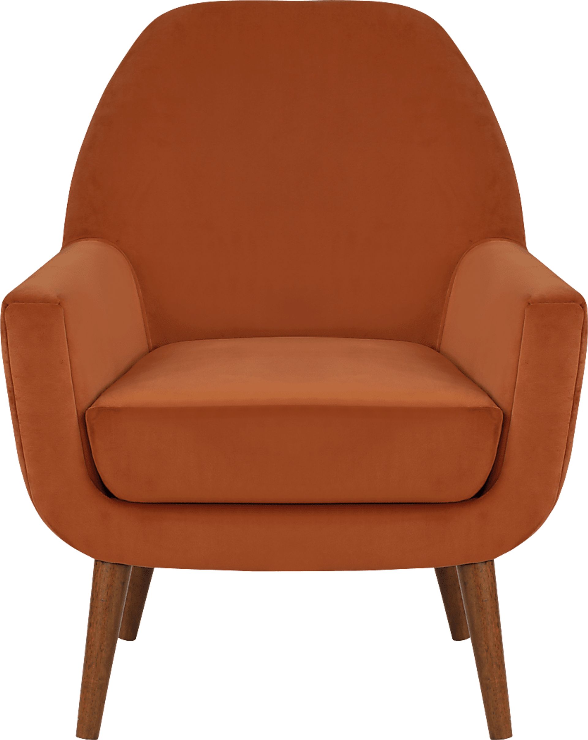 Canemah Orange Accent Chair - Image 1