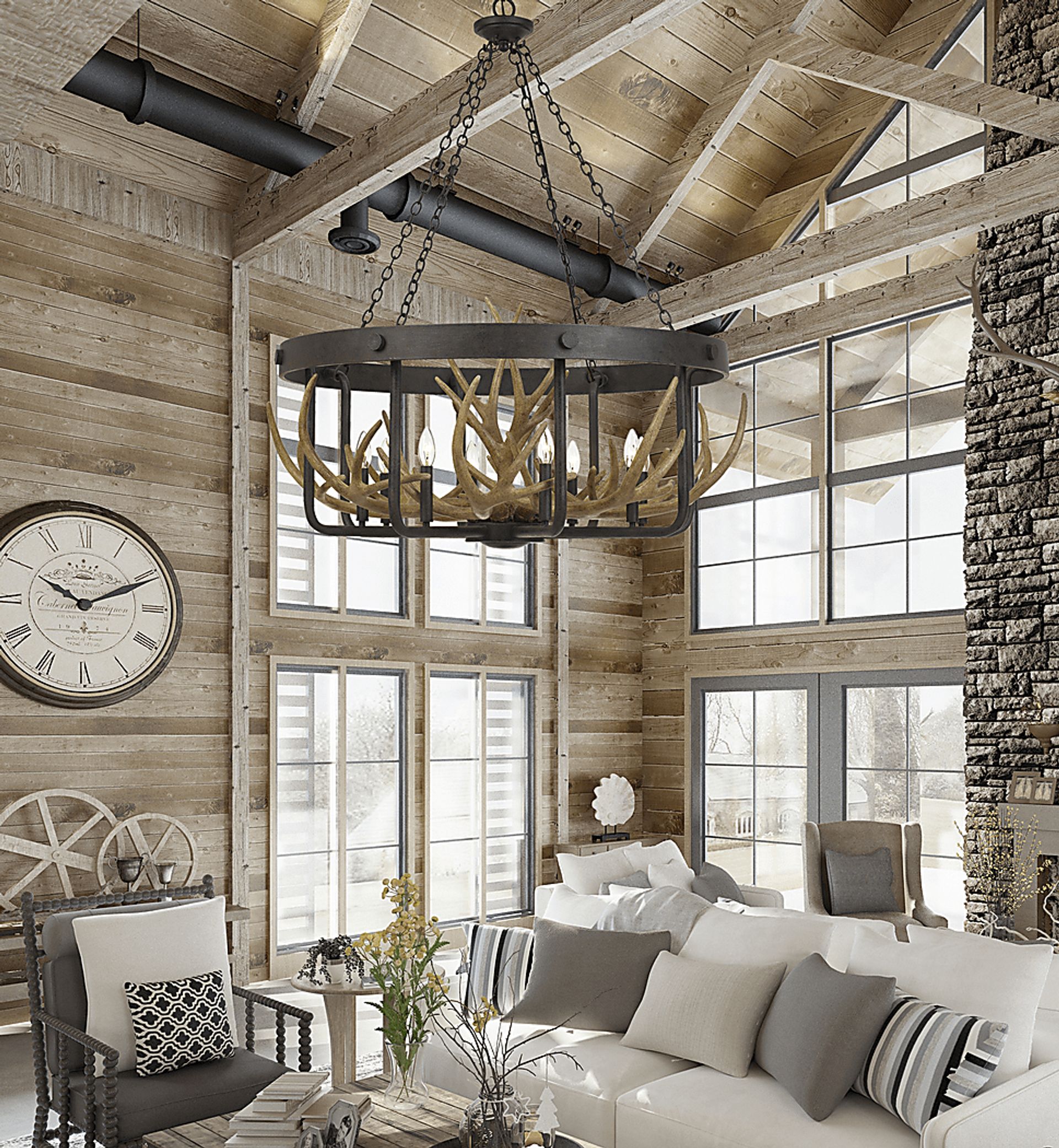 Canewood Brown Chandelier - Image 5