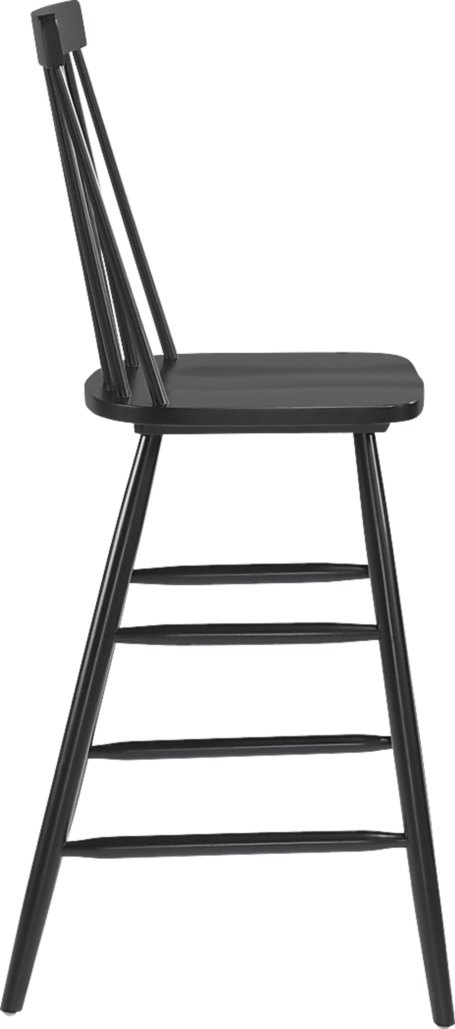 Cannada Black Bar Height Stool, Set of 2 - Image 4