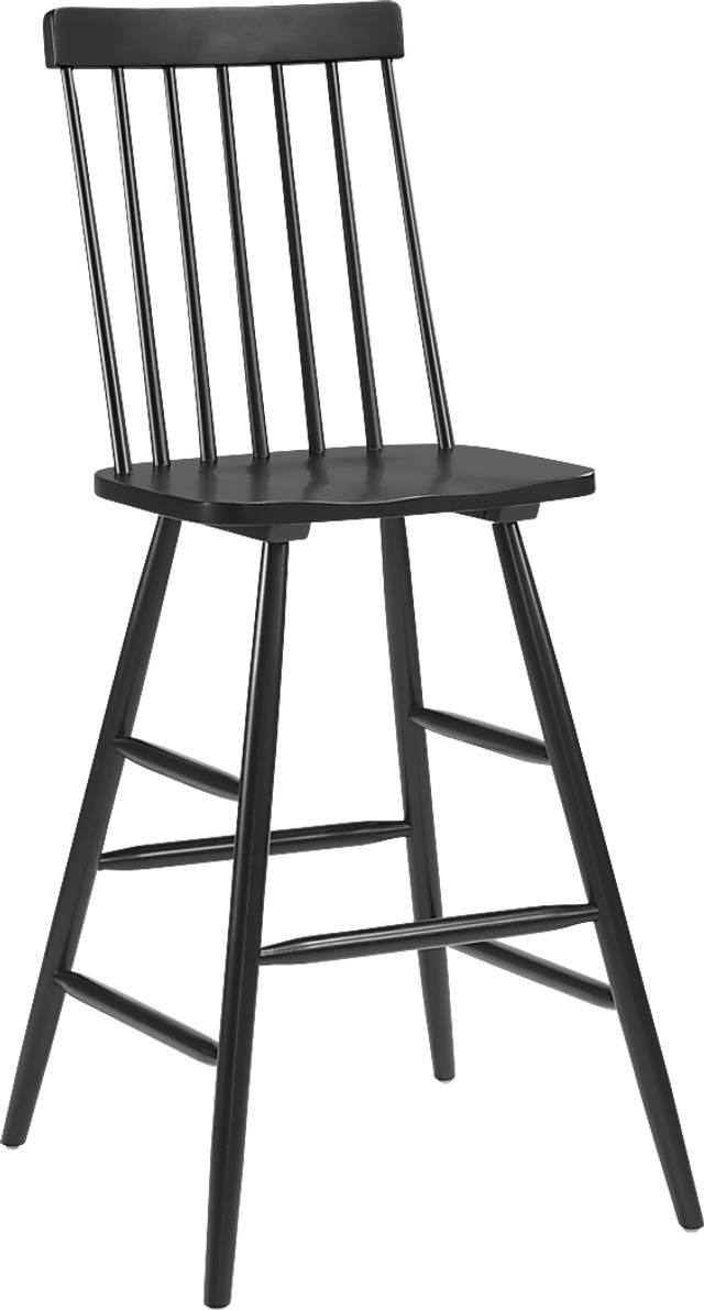 Cannada Black Bar Height Stool, Set of 2 - Thumbnail - Image 8