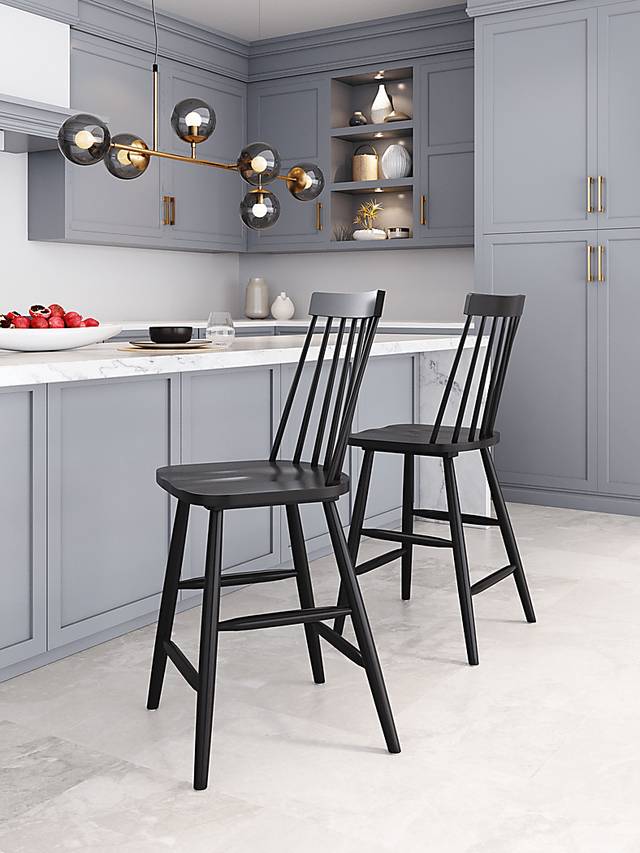 Cannada Black Counter Height Stool, Set of 2 - Thumbnail - Image 2