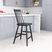 Cannada Black Counter Height Stool, Set of 2