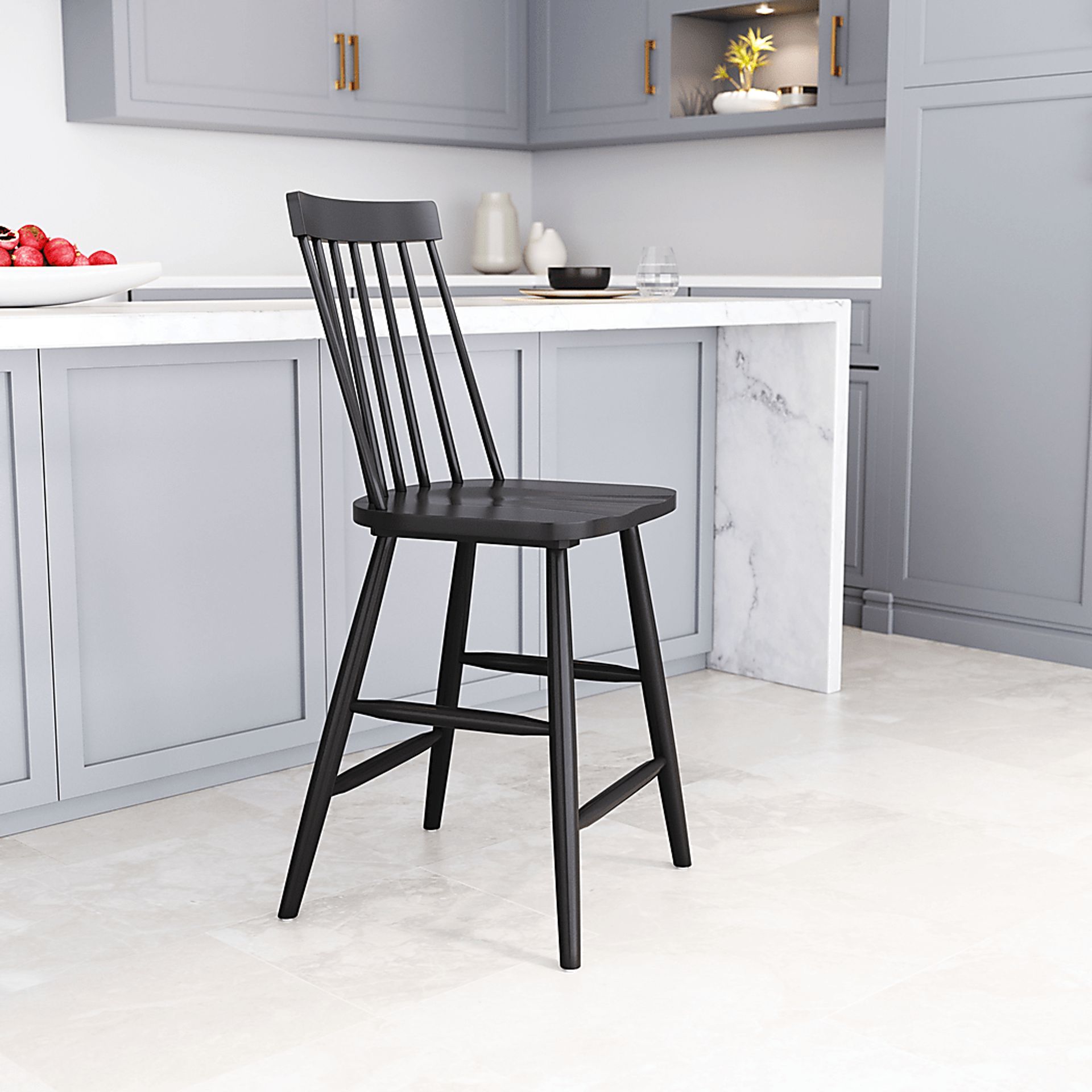 Cannada Black Counter Height Stool, Set of 2 - Image 3