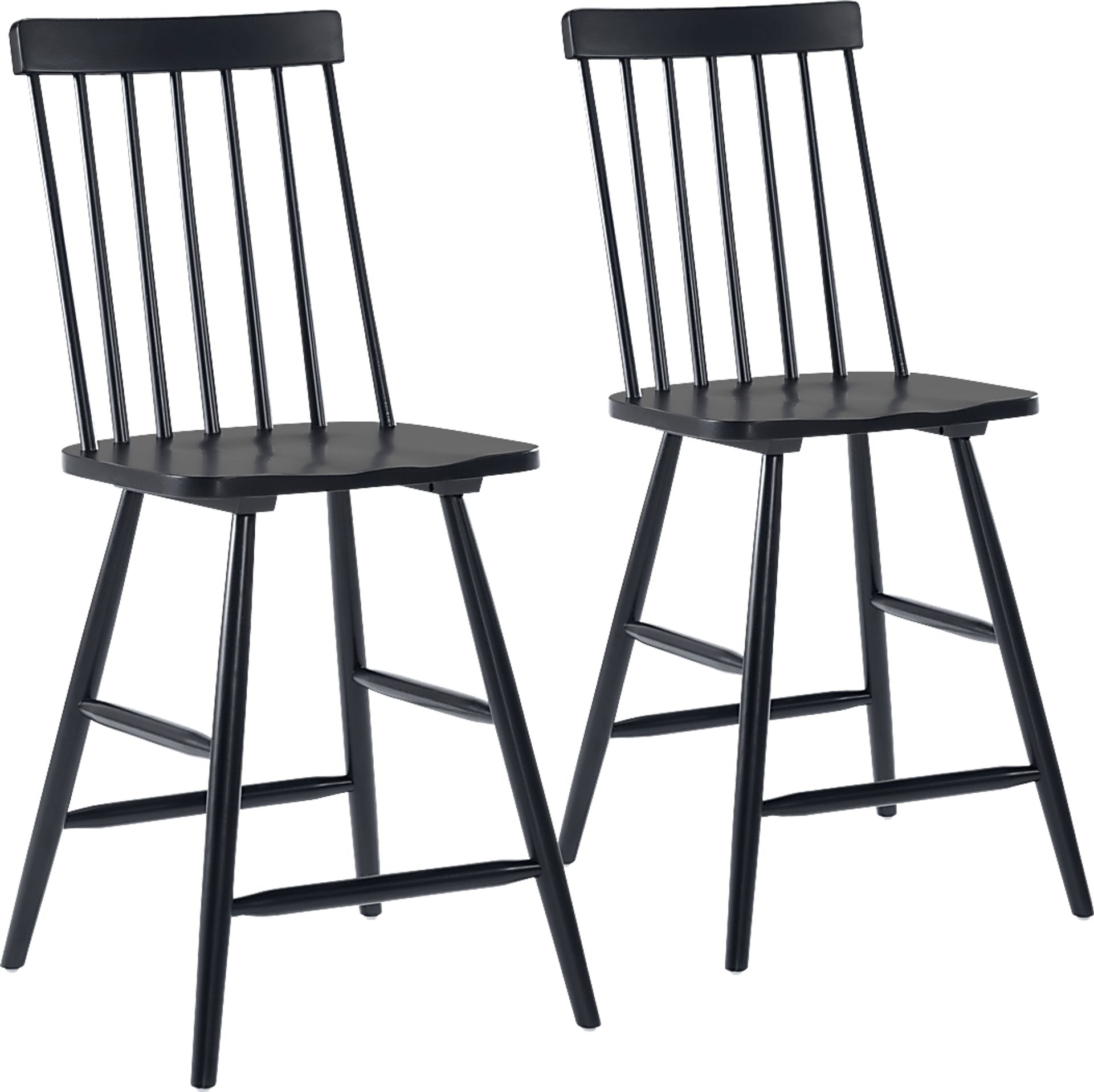 Cannada Black Counter Height Stool, Set of 2 - Image 1