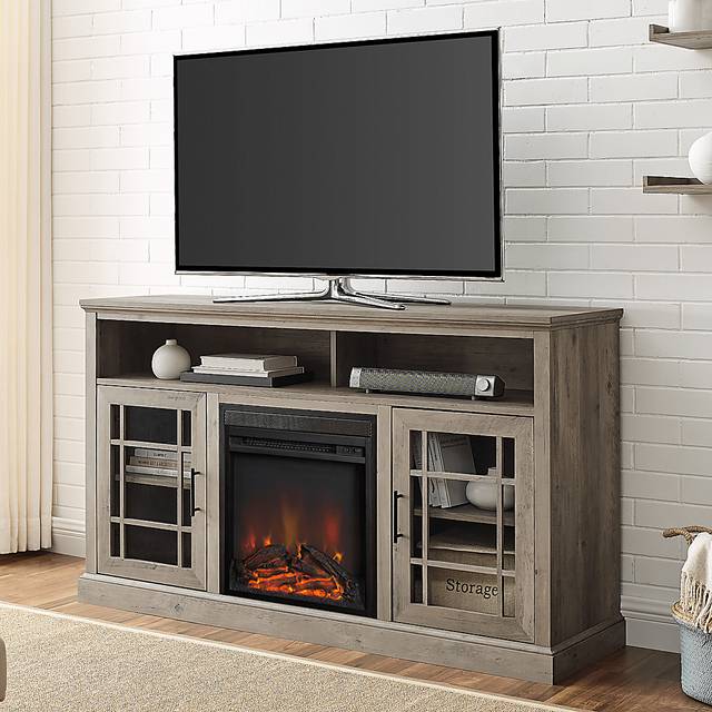 Cannongate Gray 58 in. Console, With Electric Fireplace - Thumbnail - Image 8