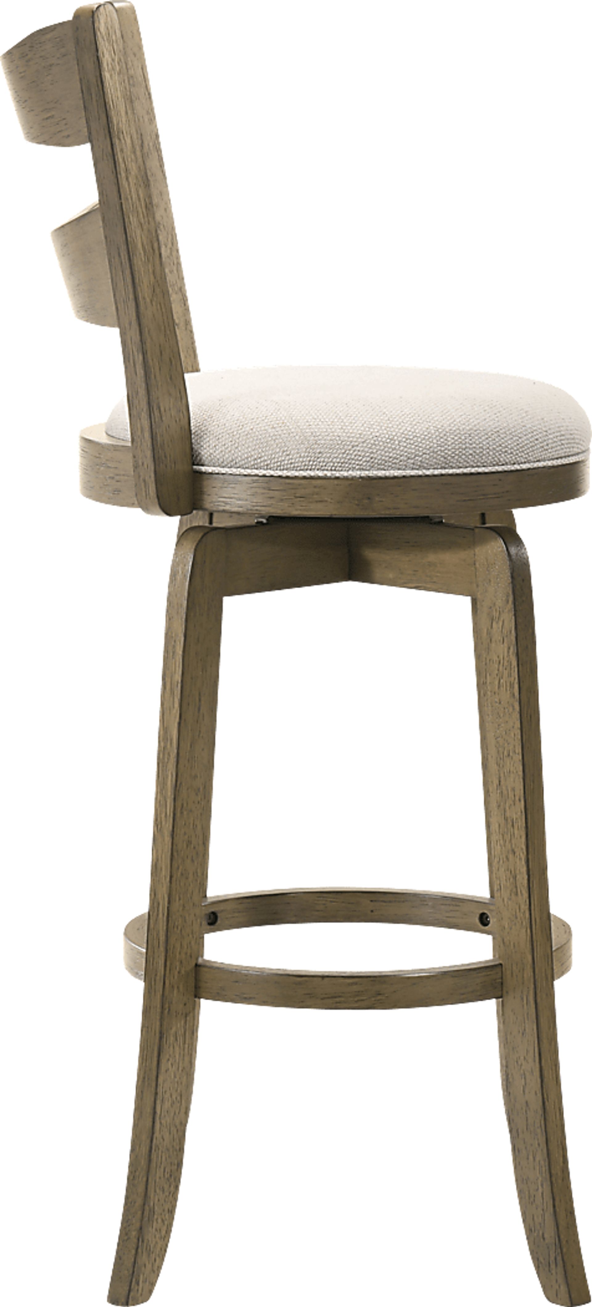 Cannonics I Brown and Cream Barstool - Image 7