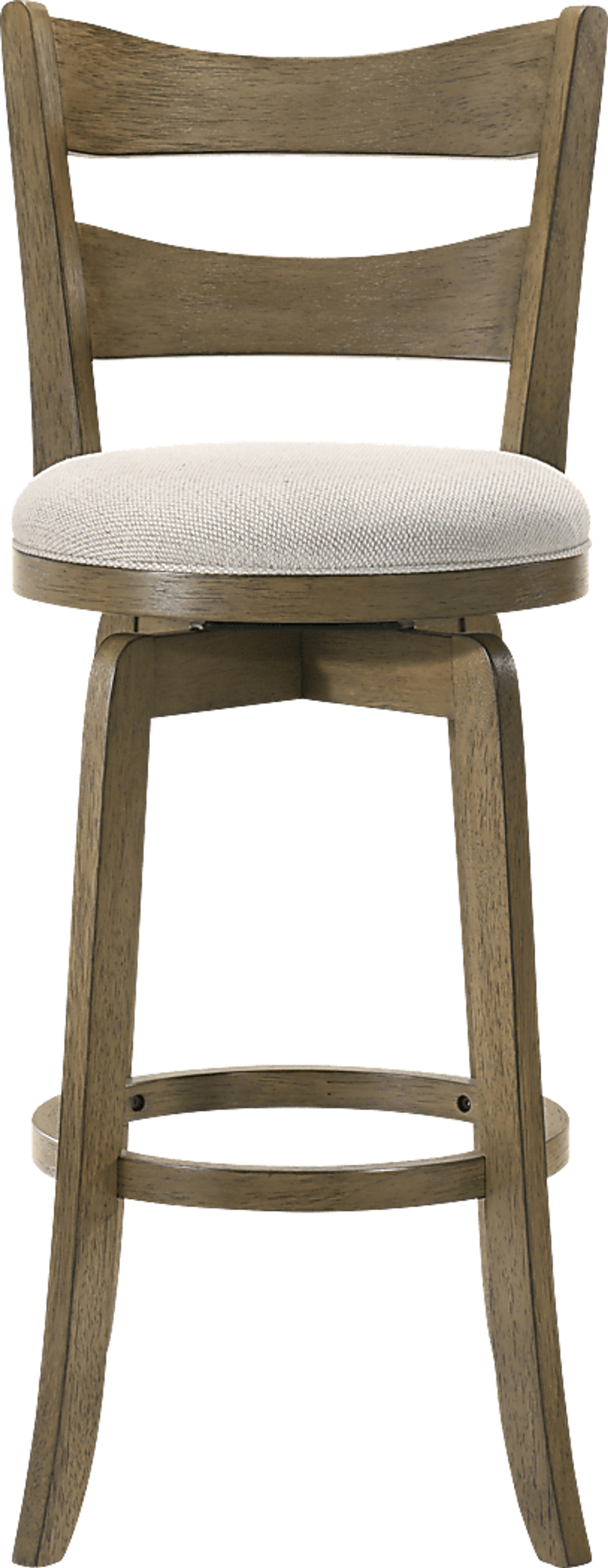 Cannonics I Brown and Cream Barstool - Image 8
