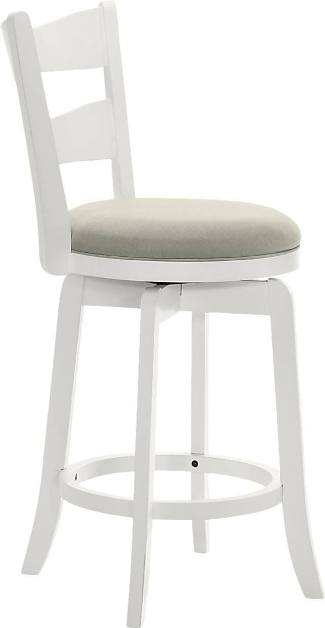 Cannonics II White and Beige Counter Height Stool - Thumbnail - Image 5