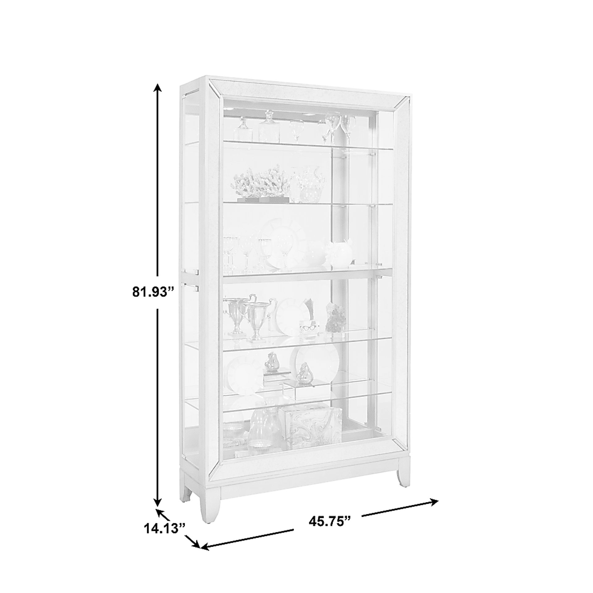 Cannonking Silver Curio Cabinet - Image 3