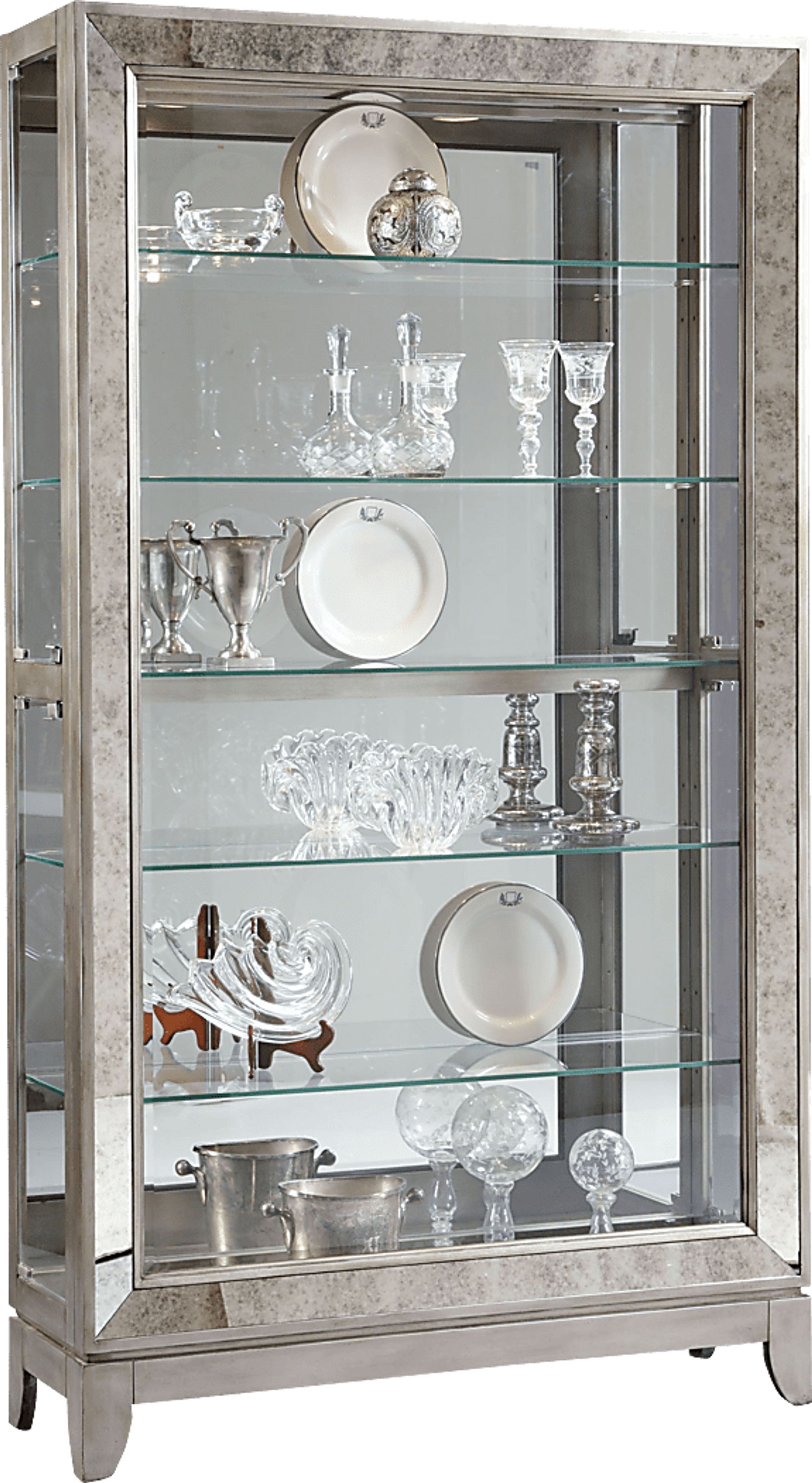 Cannonking Silver Curio Cabinet - Image 4