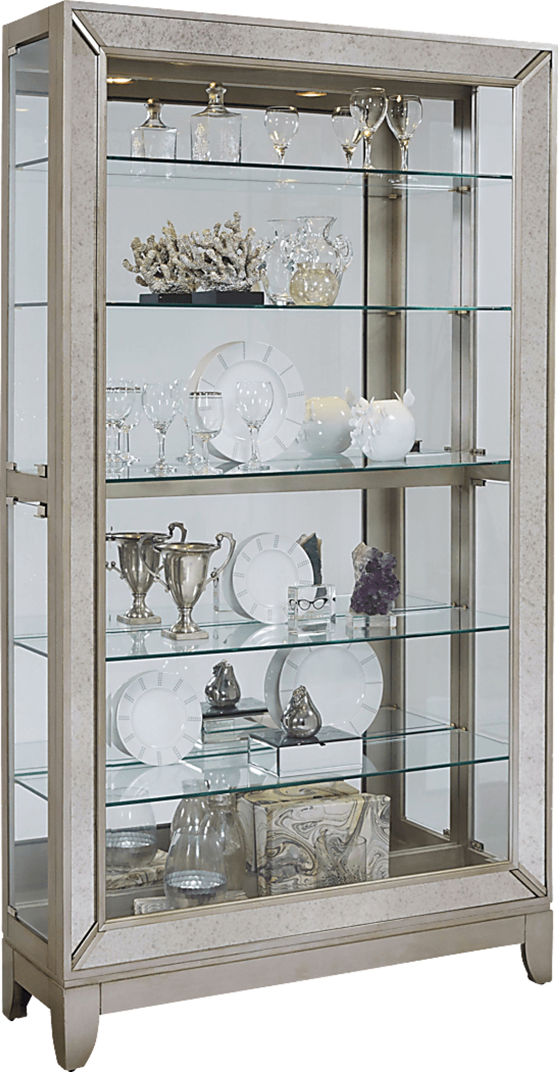 Cannonking Silver Curio Cabinet - Image 5