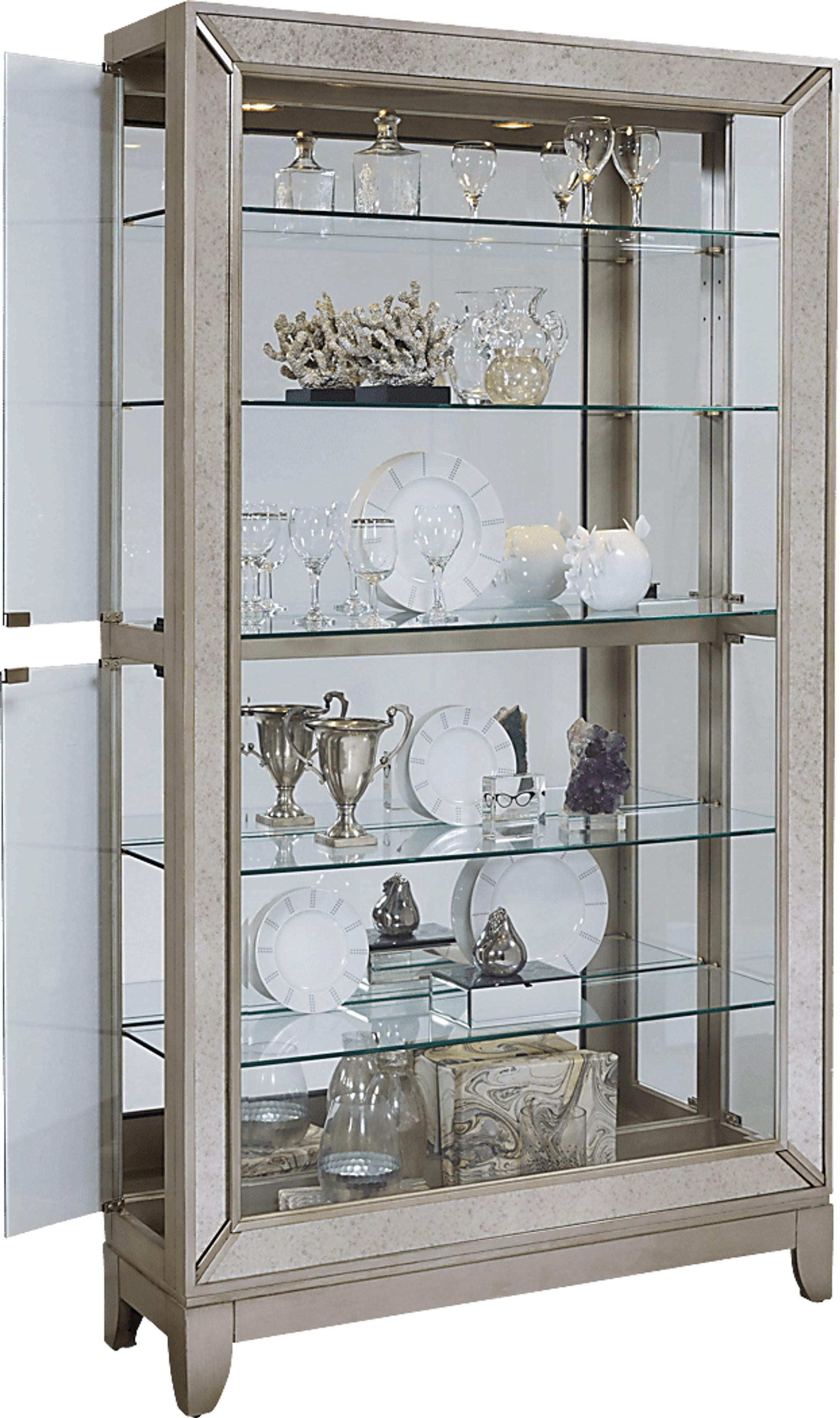 Cannonking Silver Curio Cabinet - Image 6