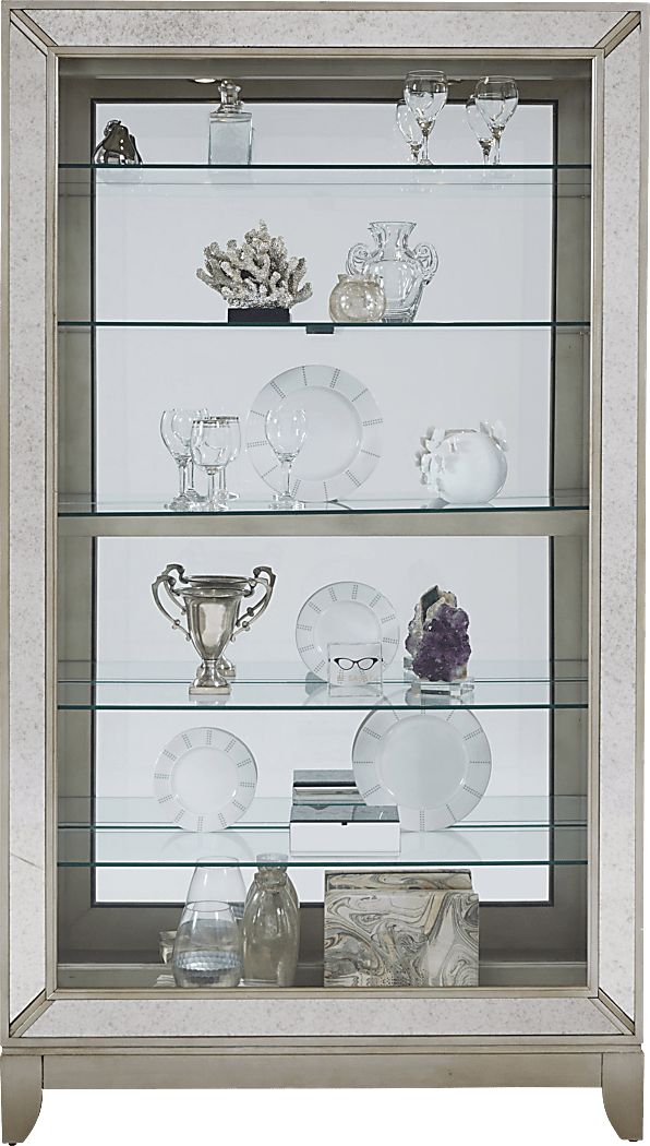 Cannonking Silver Curio Cabinet
