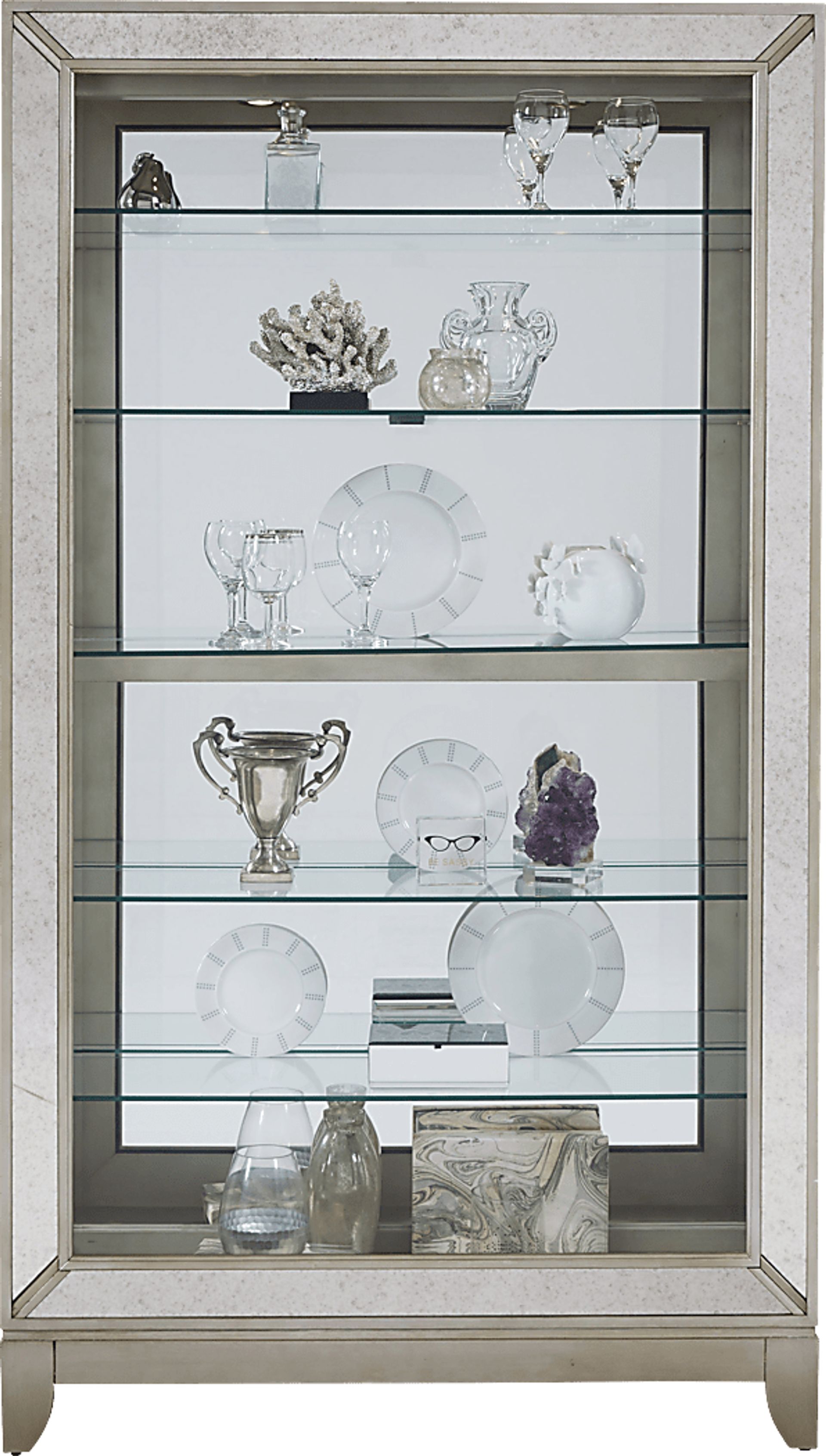 Cannonking Silver Curio Cabinet - Image 1