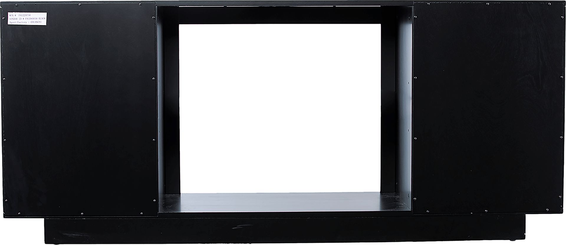 Cannonwolde II Black 60 in. Console, With Electric Fireplace - Image 5