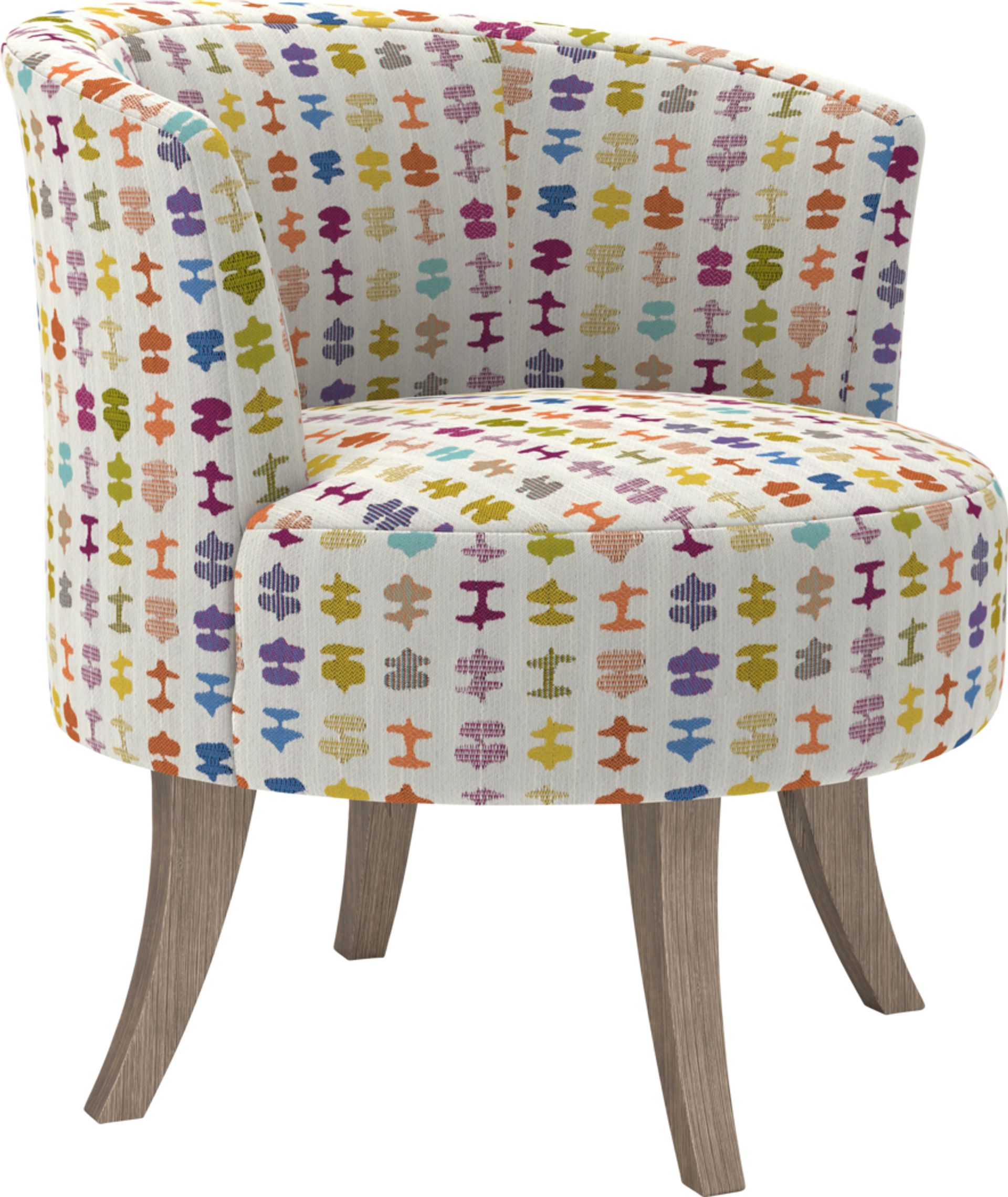 Cannonwood Pink Swivel Chair - Image 1