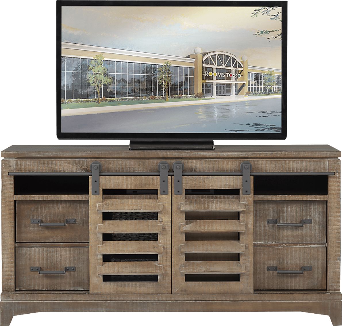 Canoe Creek II Pebble 65 in. Console