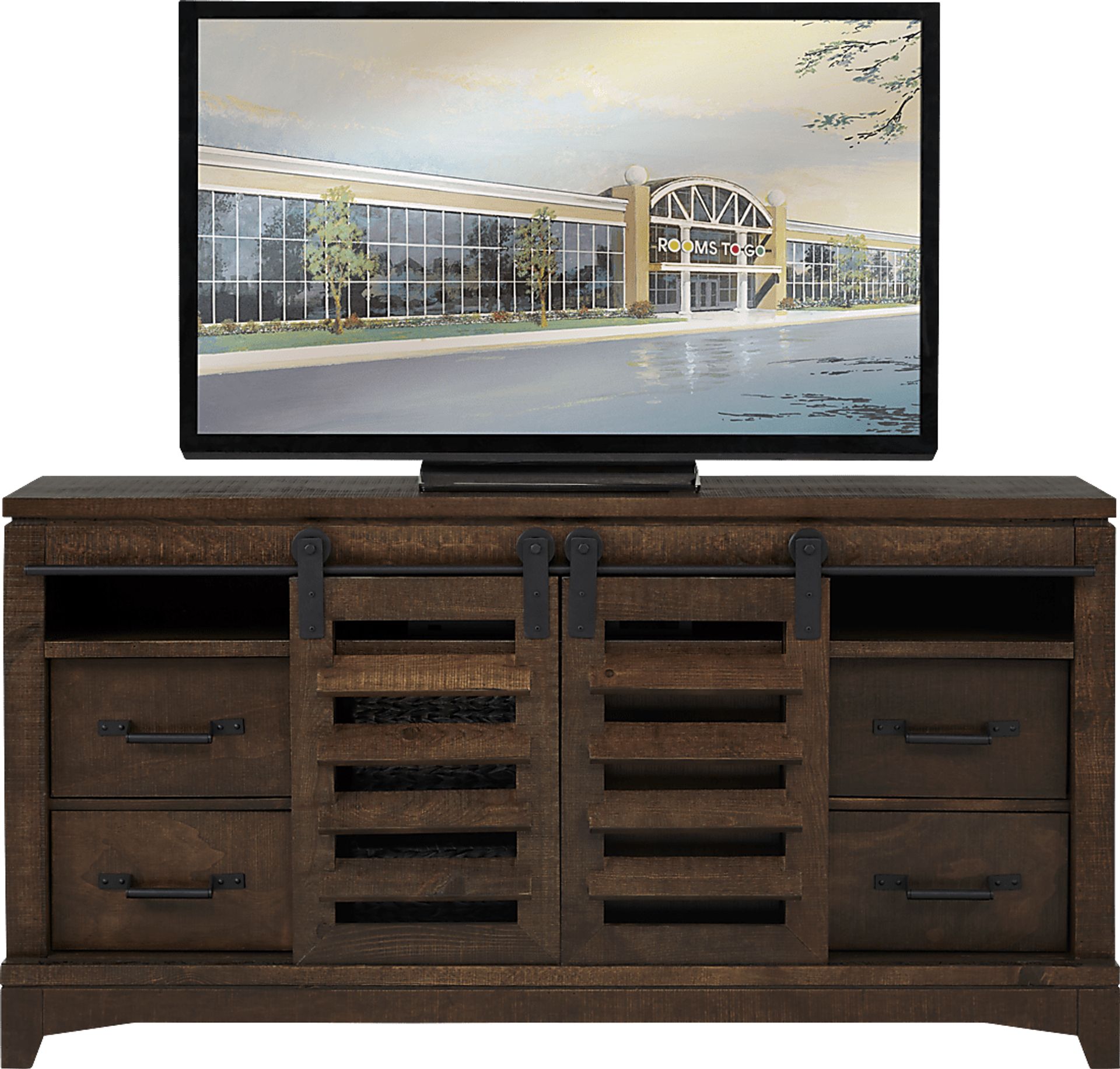 Canoe Creek II Tobacco 65 in. Console - Image 1