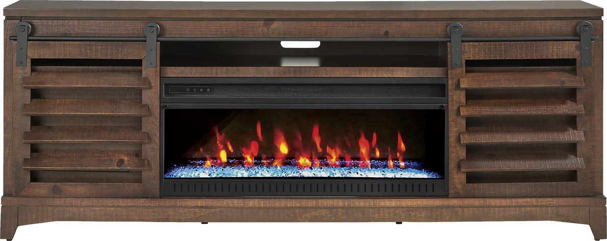 88 tv deals stand with fireplace