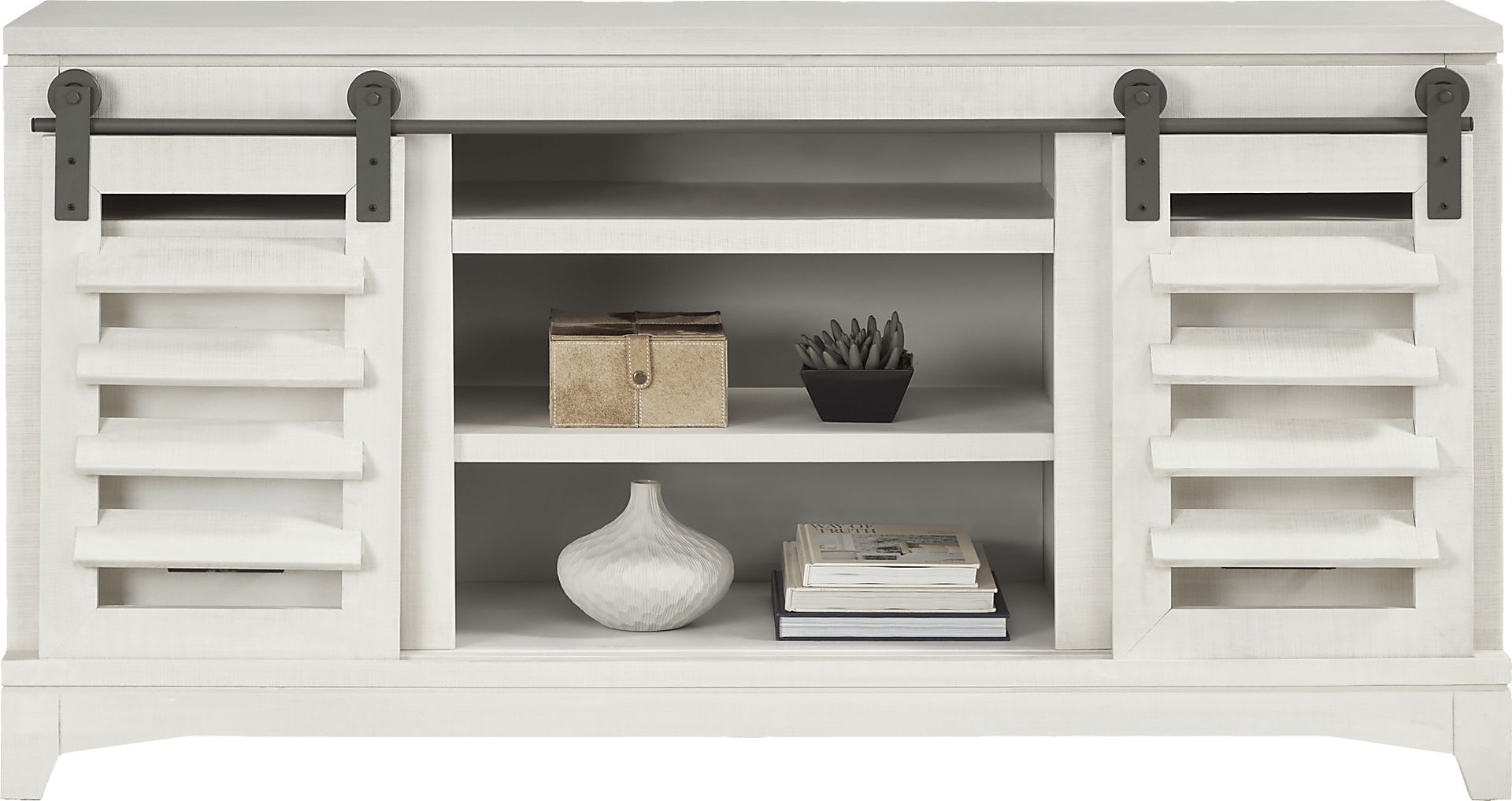 Canoe Creek II White 66 in. Console - Image 2