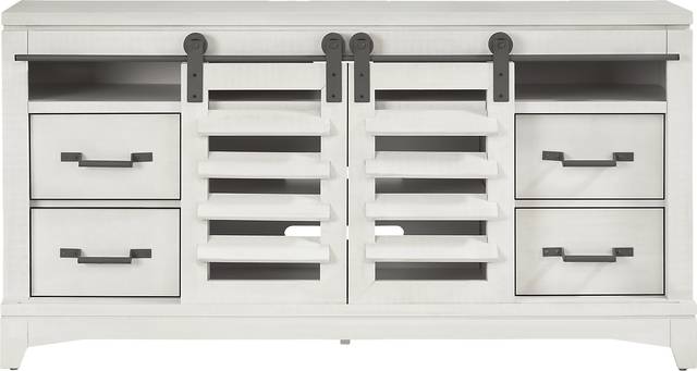 Canoe Creek II White 66 in. Console - Thumbnail - Image 3