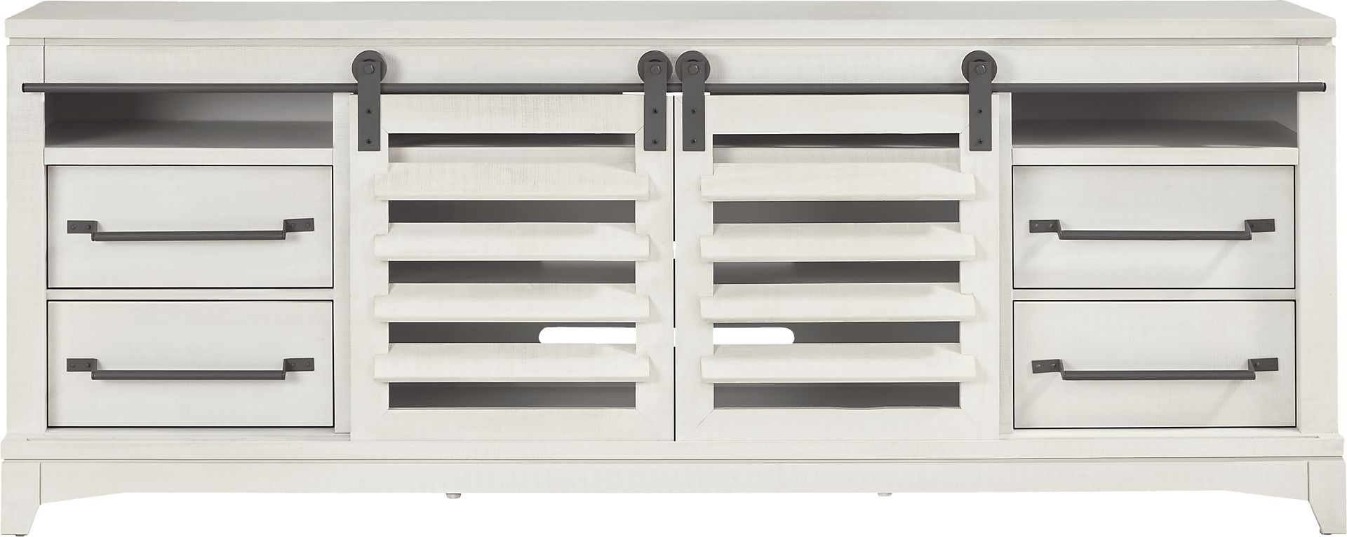 Canoe Creek II White 88 in. Console - Image 3