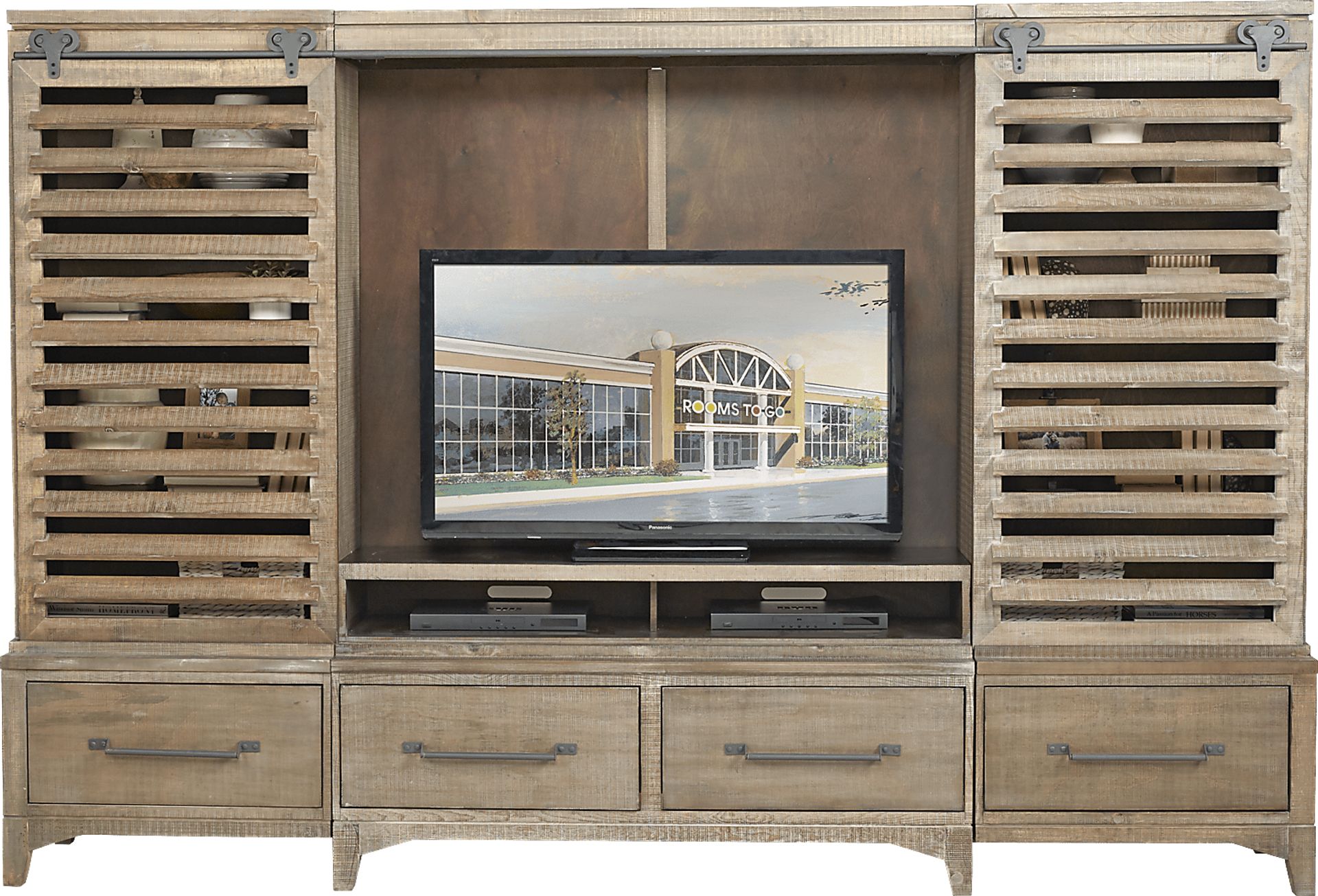 Canoe Creek Pebble 5 Pc Wall Unit - Image 1