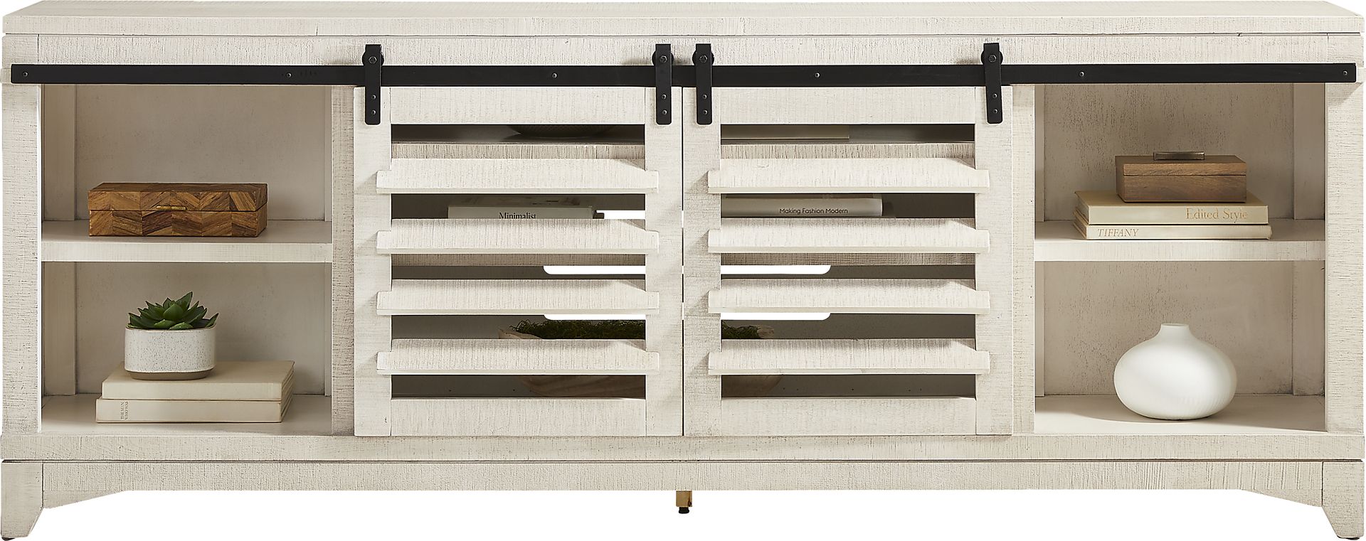Canoe Creek White 88 in. Console - Image 2