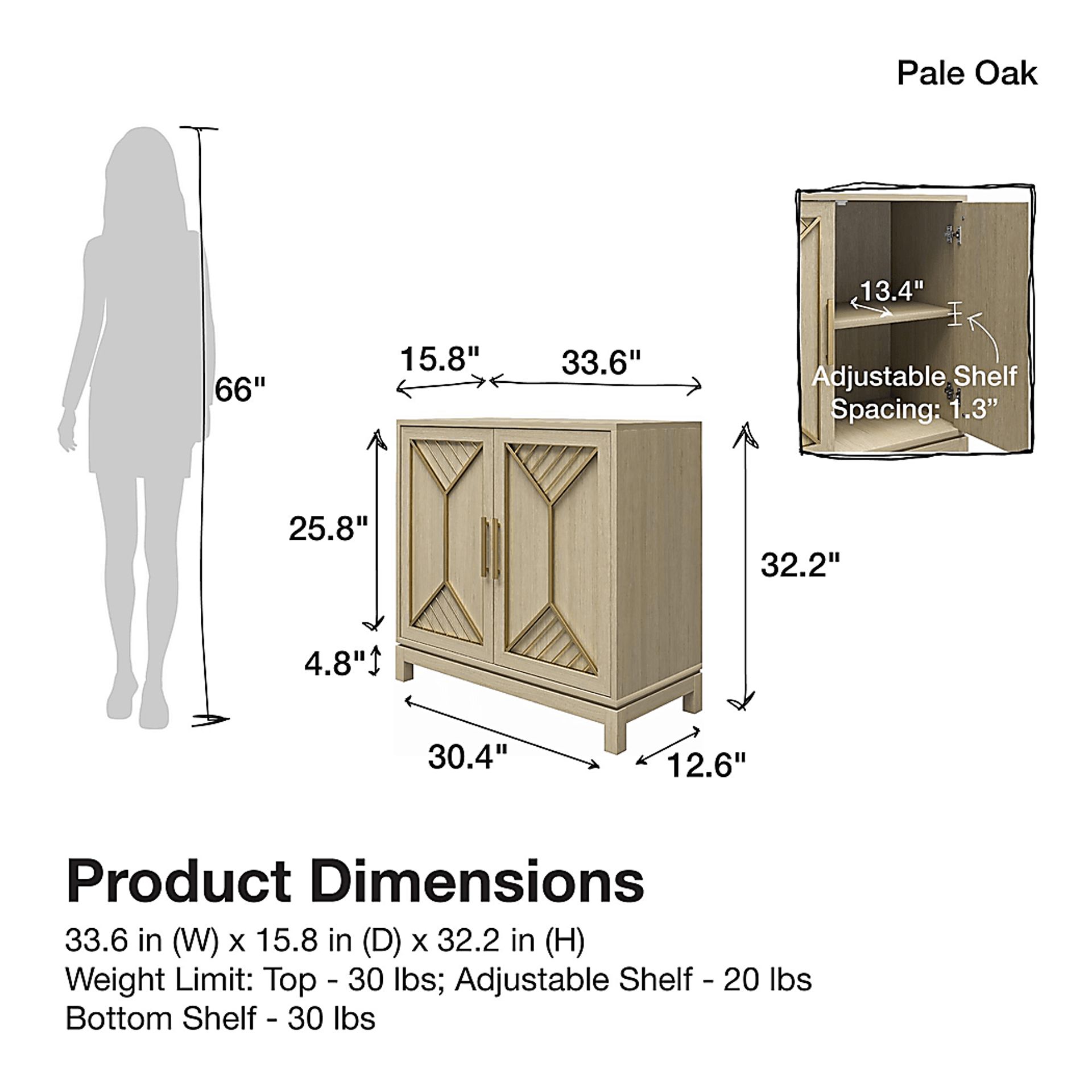 Canongate Oak Accent Cabinet - Image 10