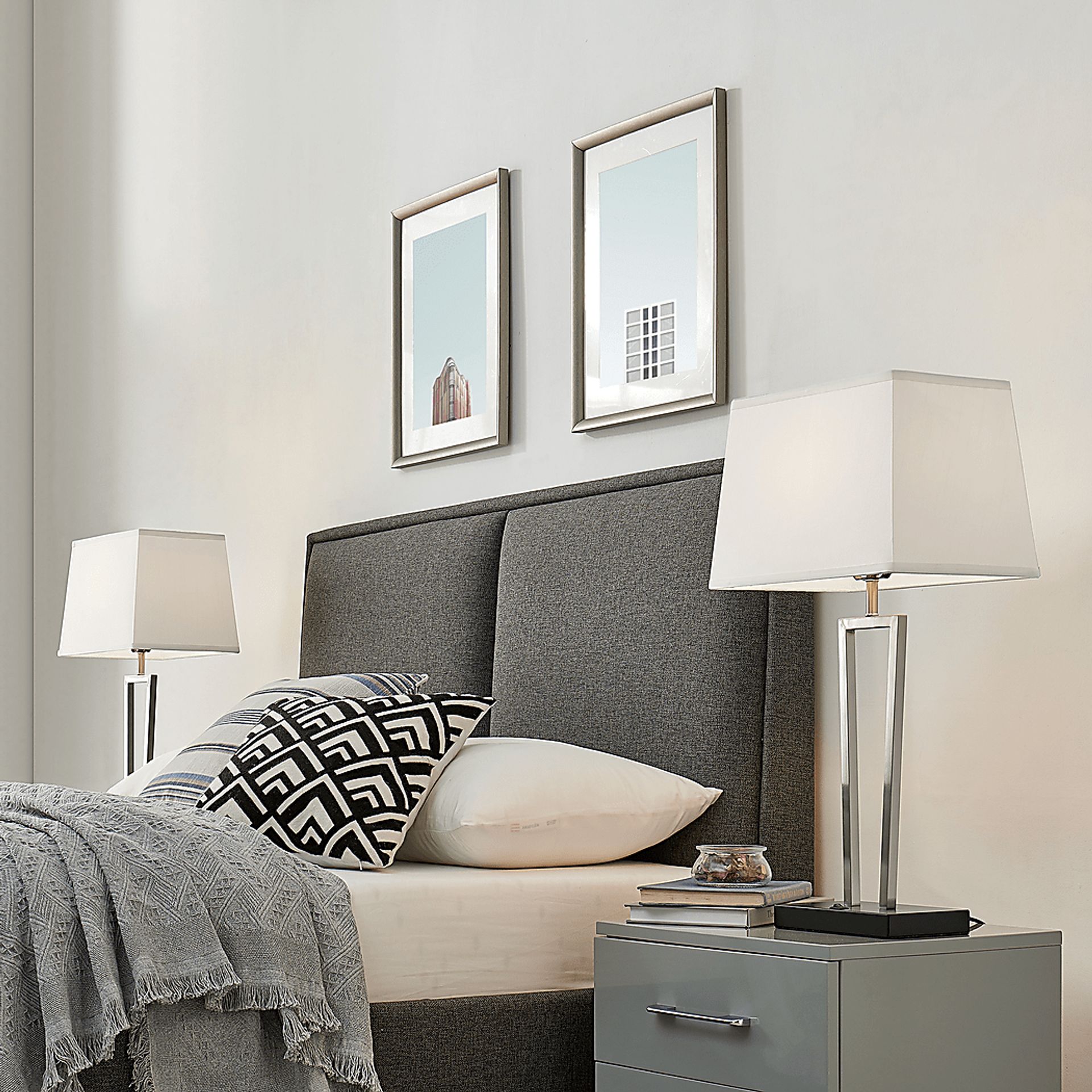 Canosa Cove Nickel Table Lamps, Set of 2 - Image 5