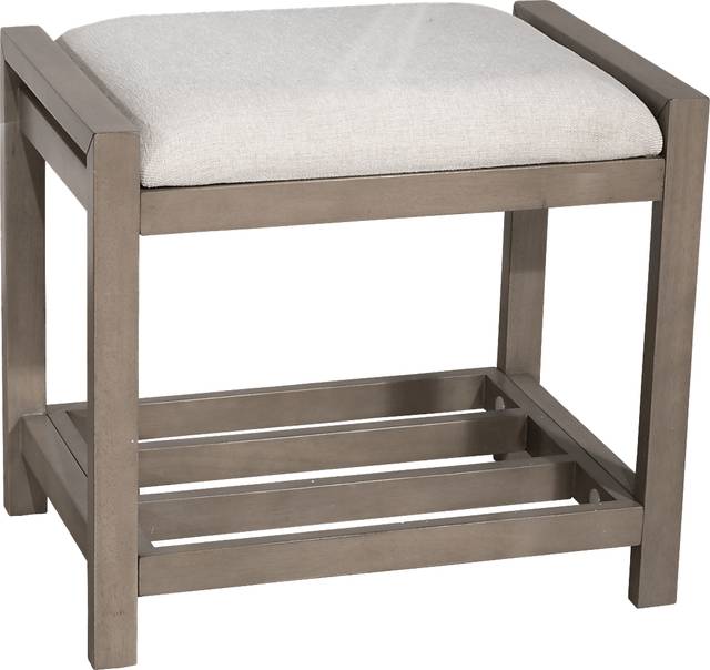 Canosa Gray Vanity Stool - Thumbnail - Image 2