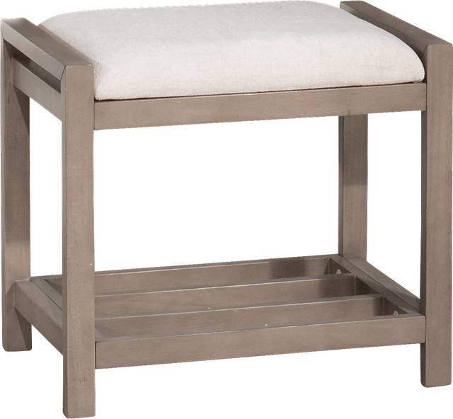 Canosa Gray Vanity Stool - Thumbnail - Image 1