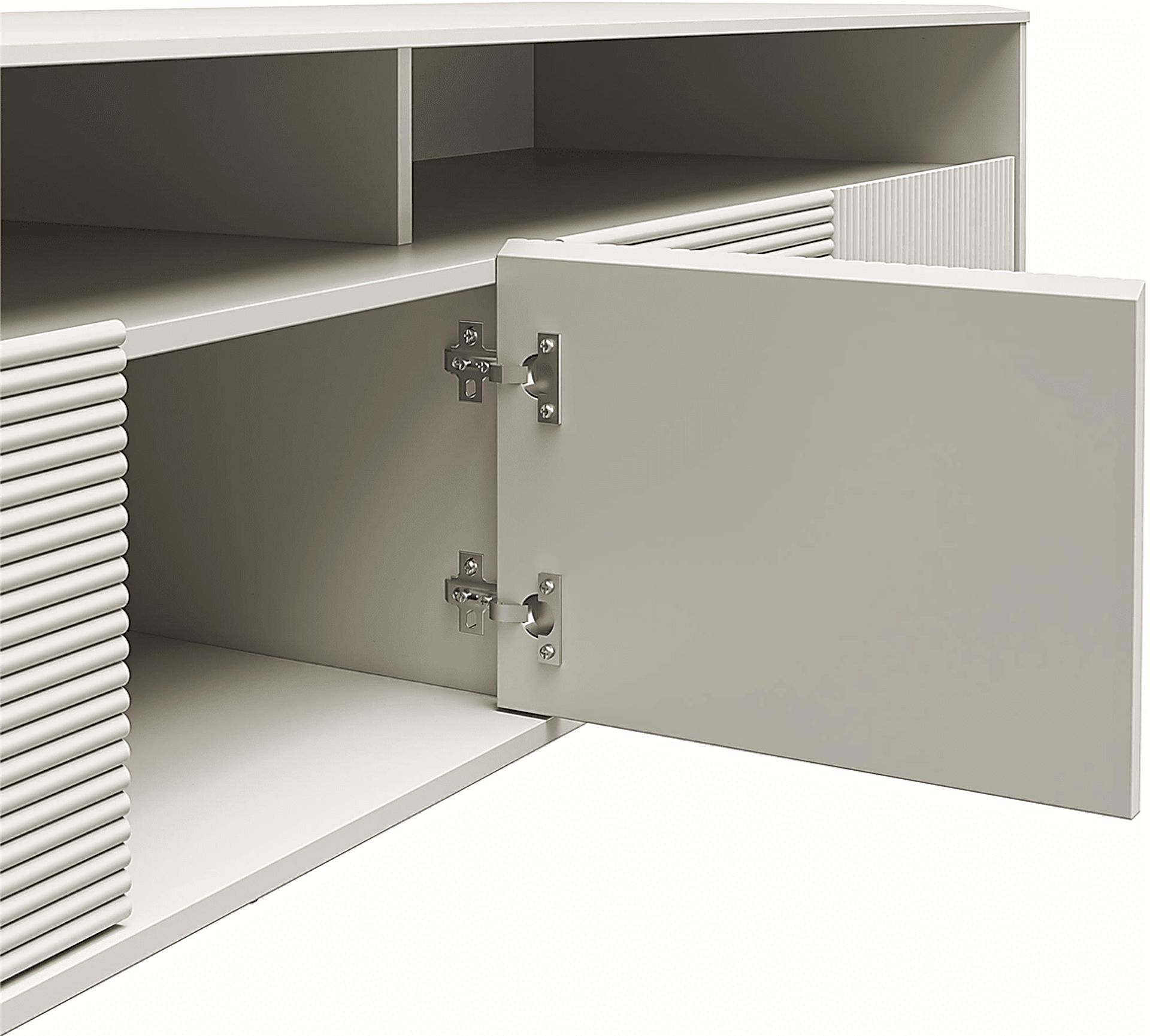 Canser Light Gray 62 in. Console - Image 5
