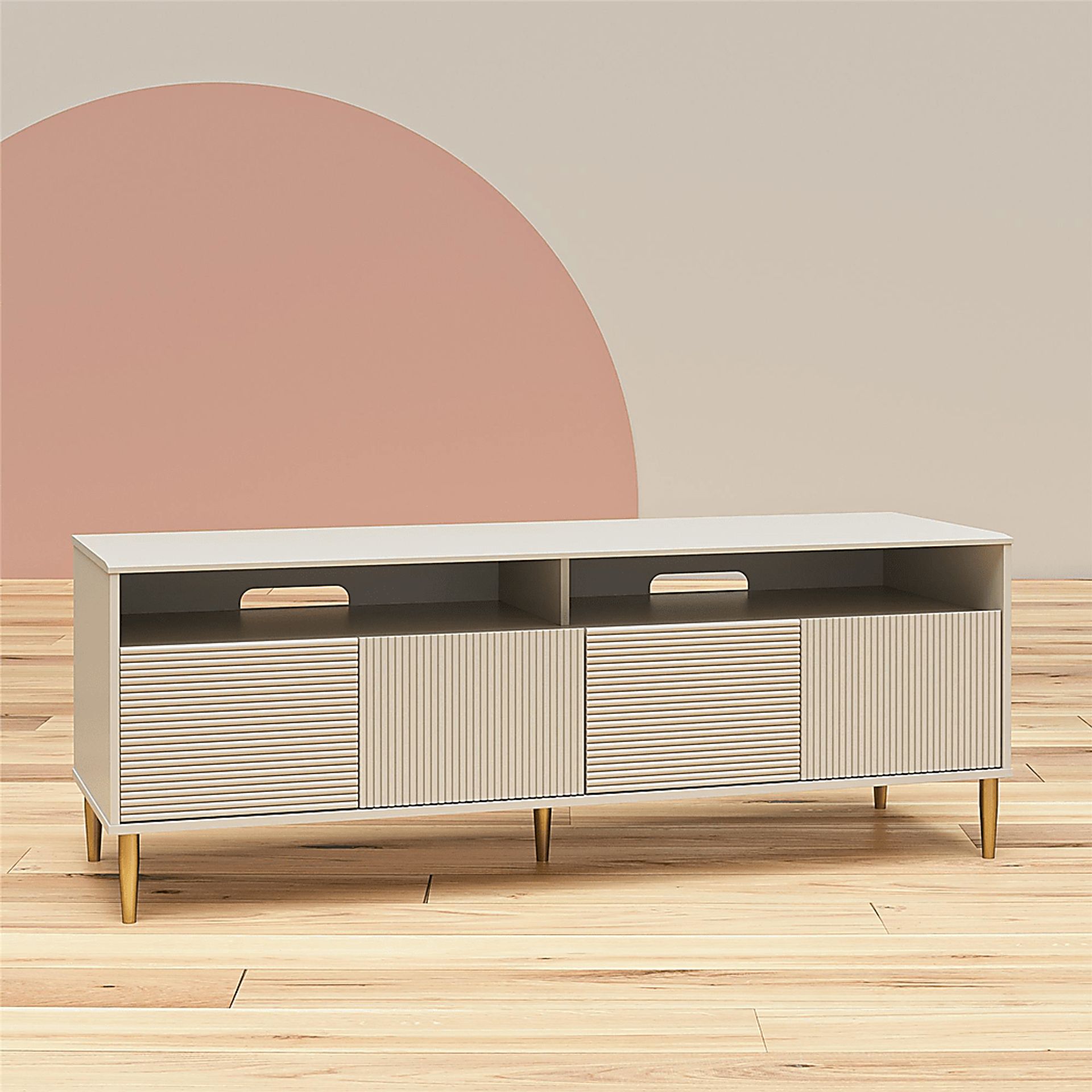 Canser Light Gray 62 in. Console - Image 6
