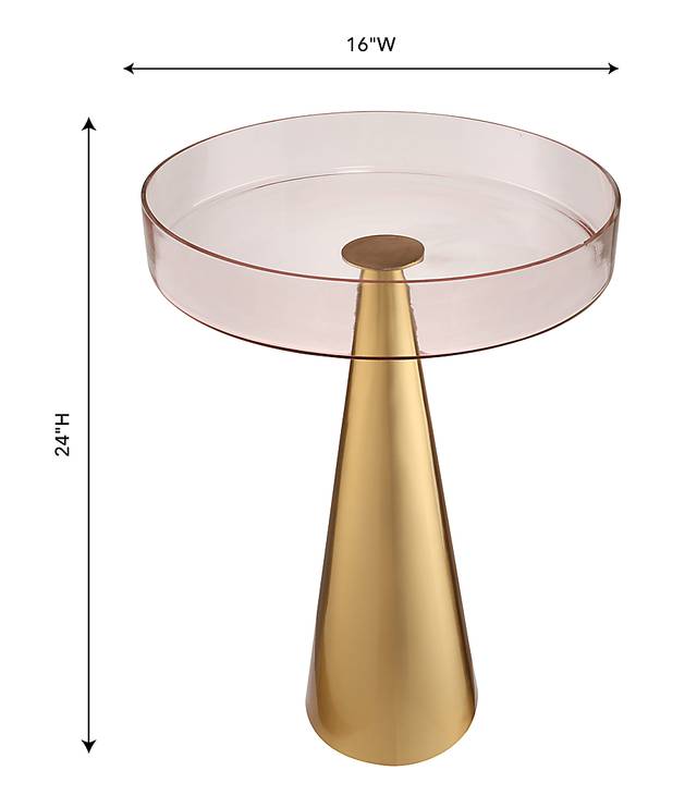 Cansler Gold Large Accent Table - Thumbnail - Image 5