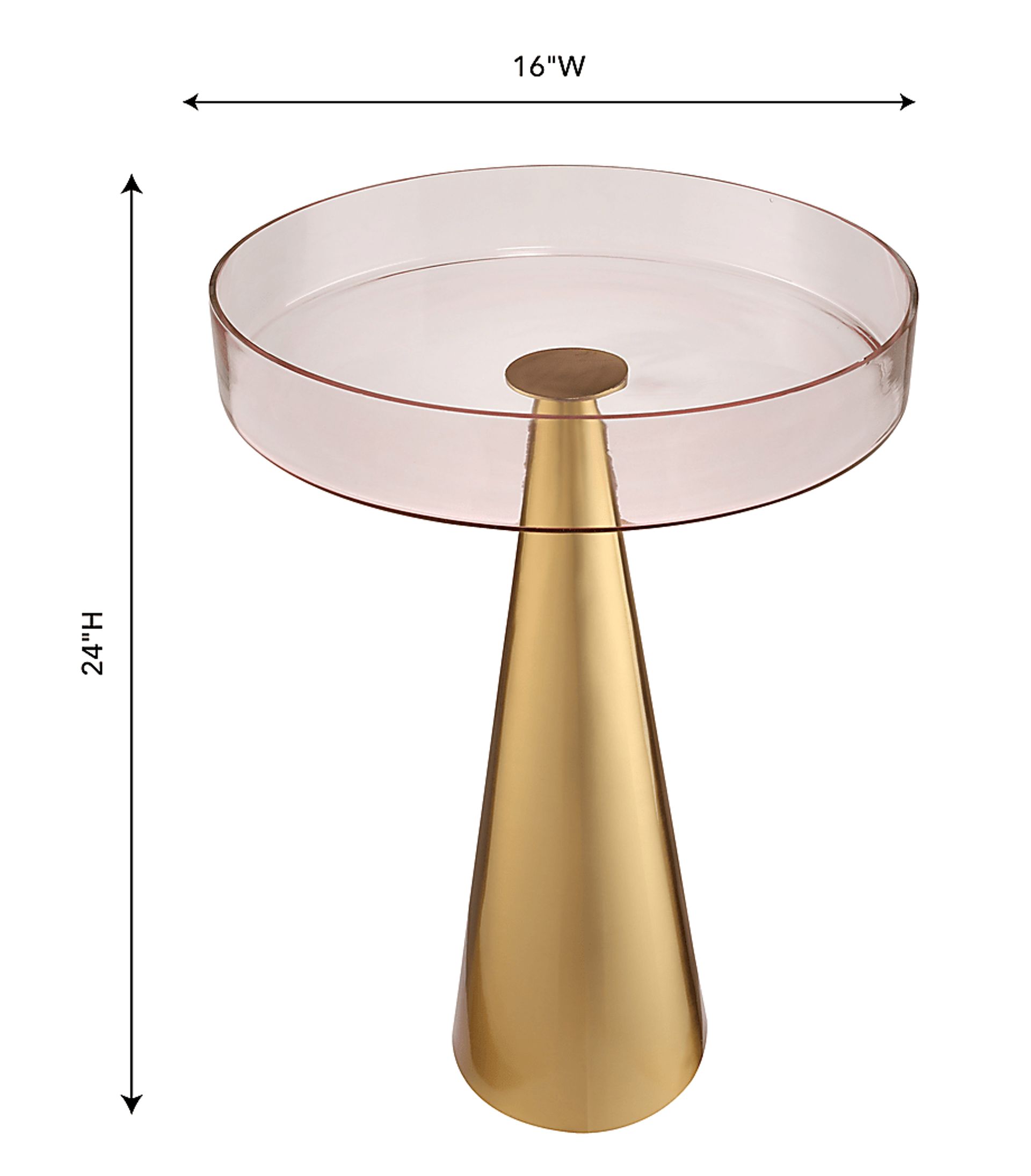 Cansler Gold Large Accent Table - Image 5